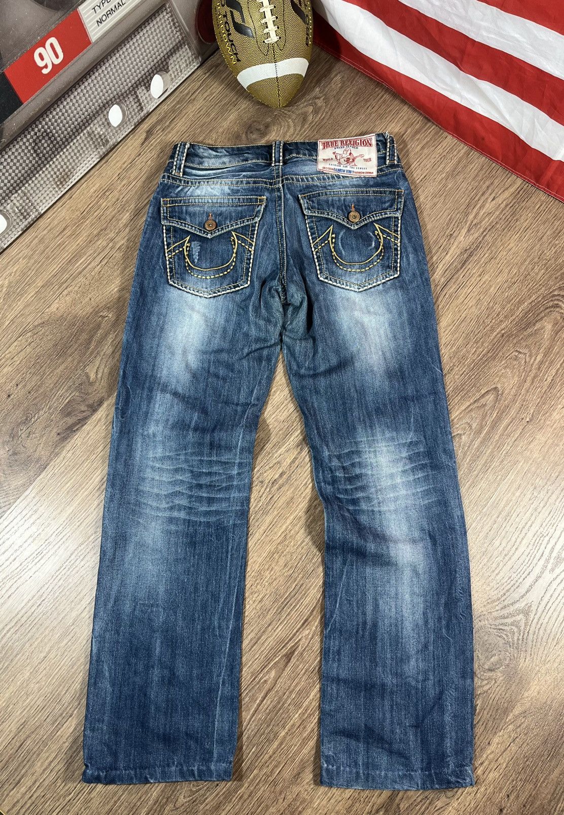 True Religion Vintage True Religion Rainbow Bobby Denim Pants Size US 31 - 1 Thumbnail