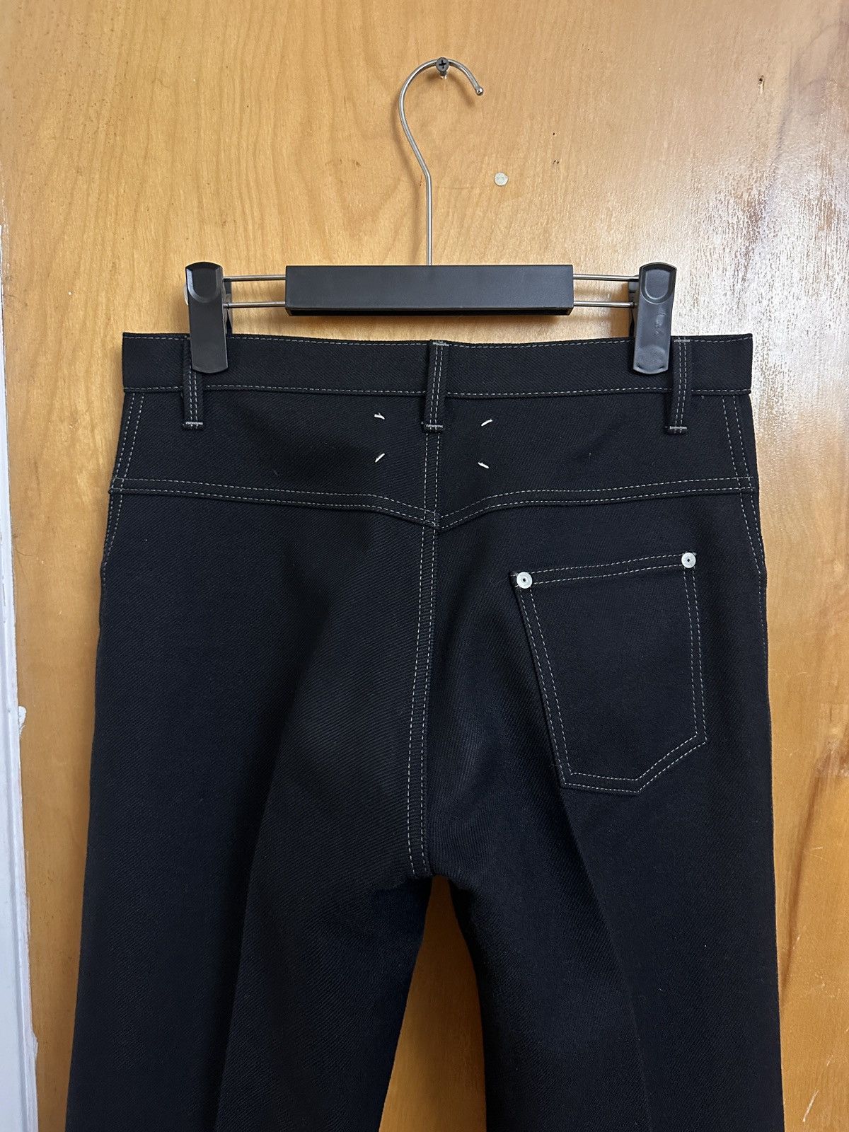 Maison Margiela Maison Margiela Black Wool Four-Pocket Trousers Size US 30 / EU 46 - 5 Thumbnail