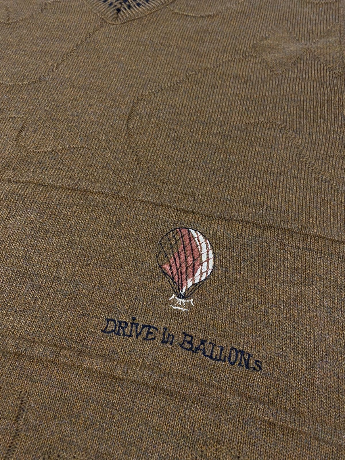 Vintage LASTDROP🔥 90s Drive In Balloons Cozy Abstract Vest Sweater Size US L / EU 52-54 / 3 - 3 Thumbnail