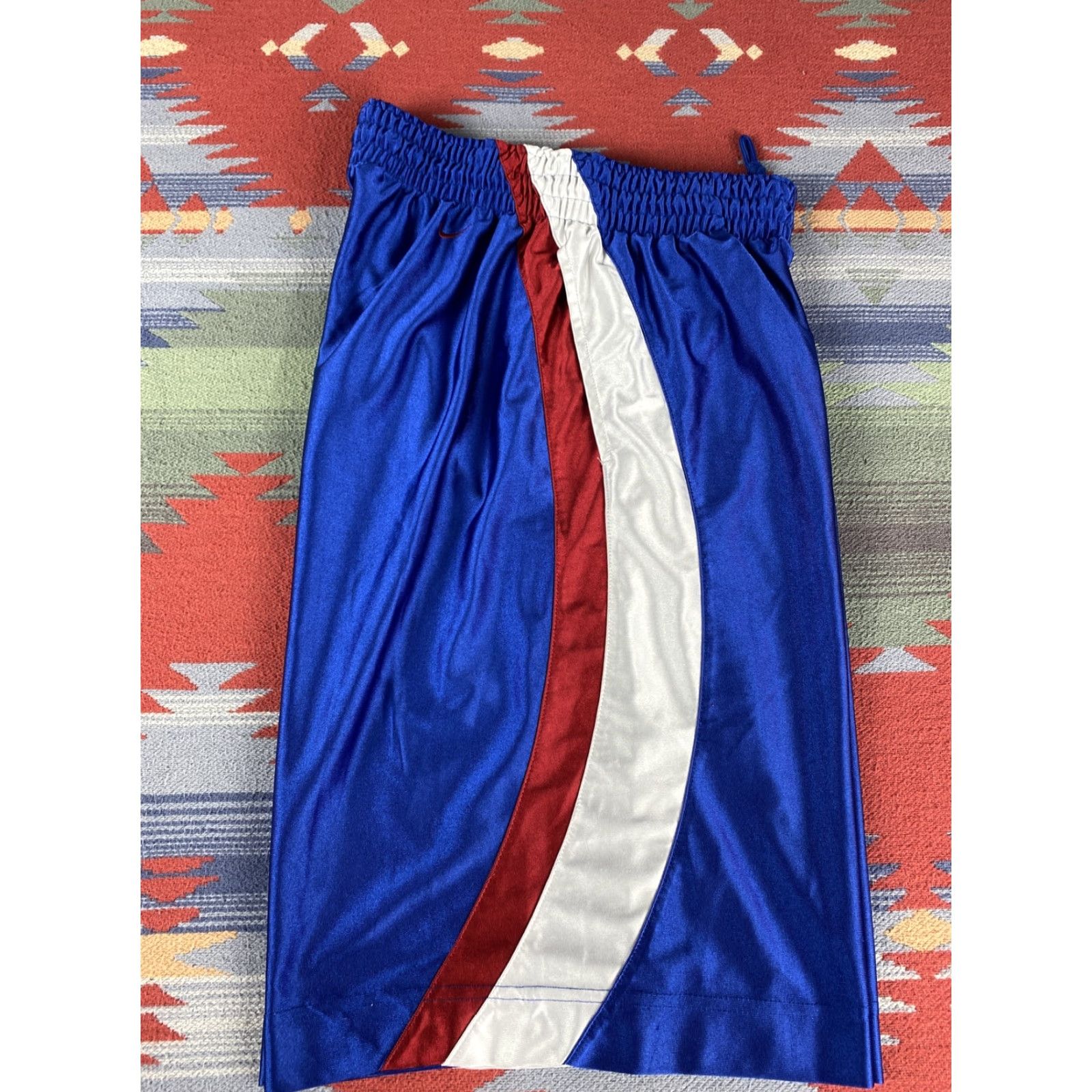 Nike Nike Basketball Shorts Lebron James sz M Blue & Red Size US 31 - 2 Thumbnail