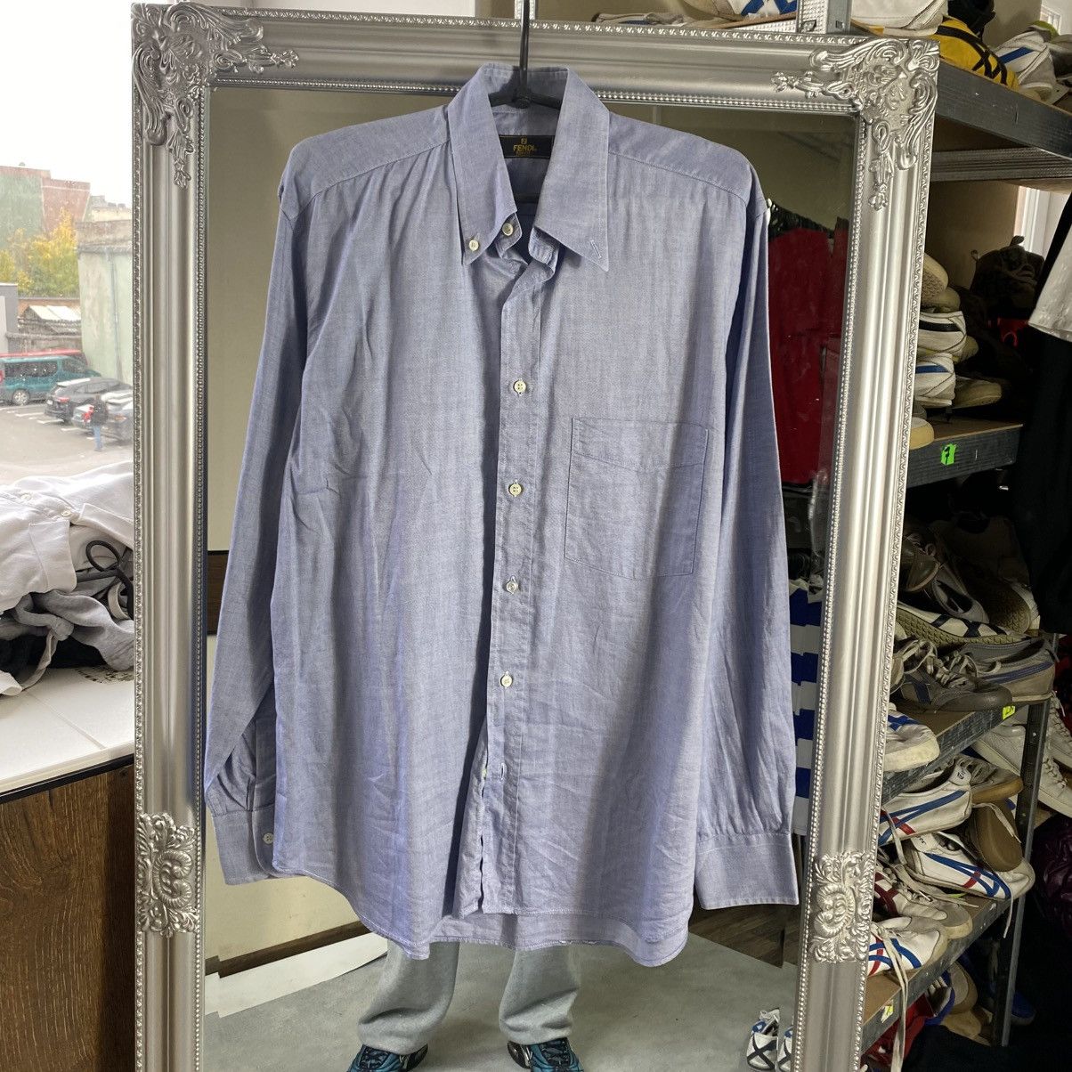 Fendi Vintage Fendi shirt Size US L / EU 52-54 / 3 - 1 Thumbnail