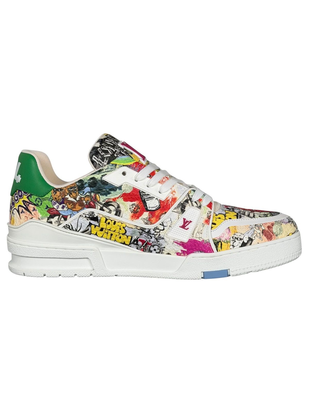 Louis Vuitton Louis Vuitton White Comic Trainers Size US 8 / EU 41 - 5 Thumbnail