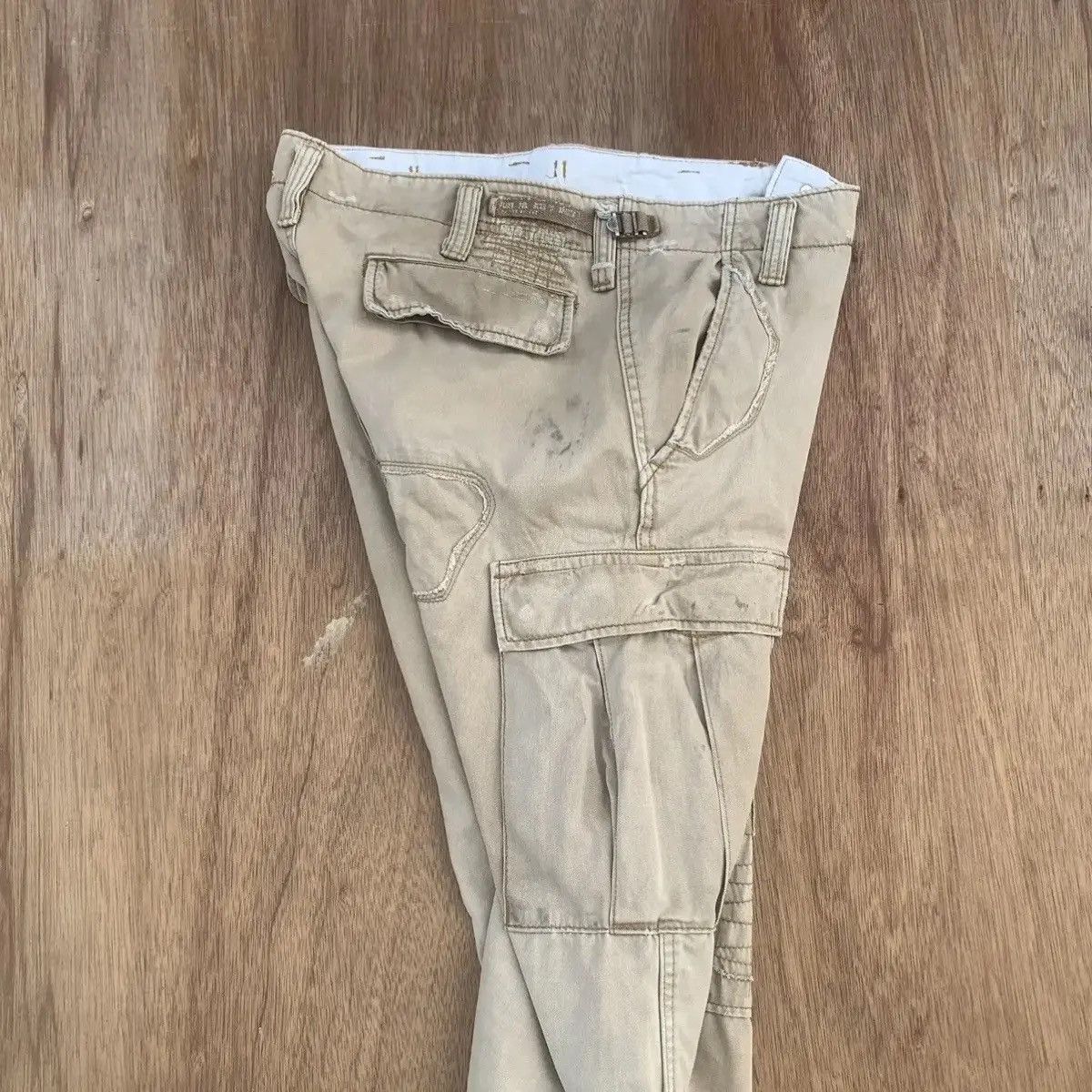 Vintage RUSTY DIRTY ‼️ VINTAGE BIG JOHN TROUSERS FADED COMBAT CARGO Size US 34 / EU 50 - 19 Thumbnail