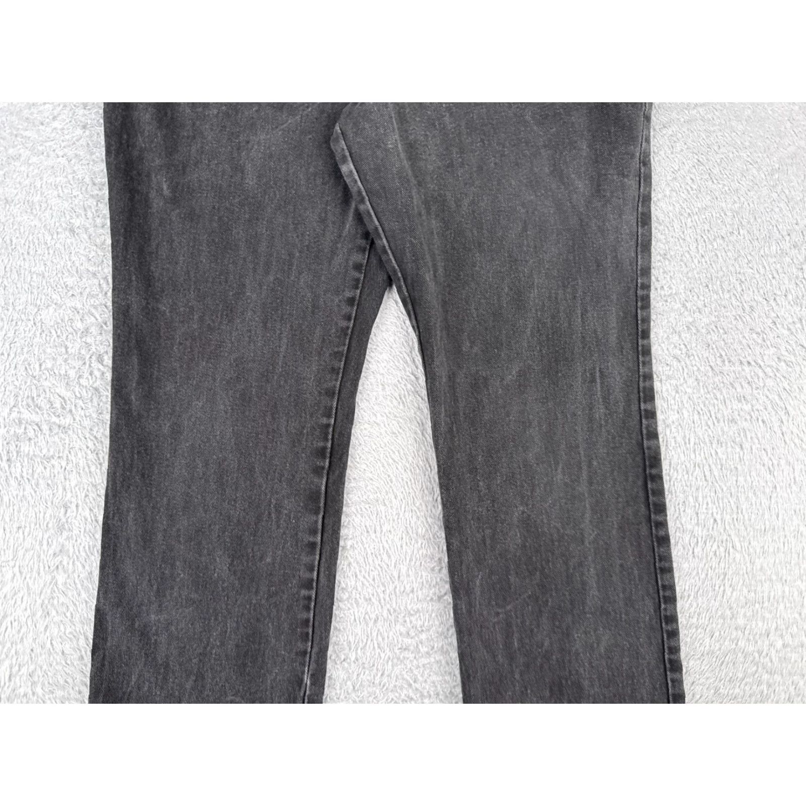 Sea New York New York Jeans Women's Bootcut Jeans 12 Black High Rise 100% Cotton Stretch Made in Canada Size 34" / US 12 / IT 48 - 3 Thumbnail