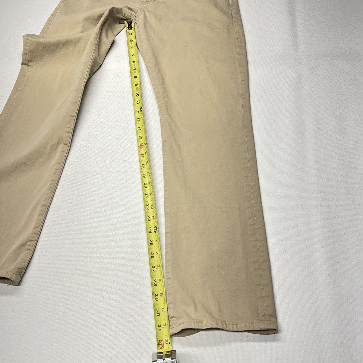 AG Adriano Goldschmied AG Adriano Goldschmied Pants Khaki Everett Slim Straight Size US 36 / EU 52 - 22 Thumbnail