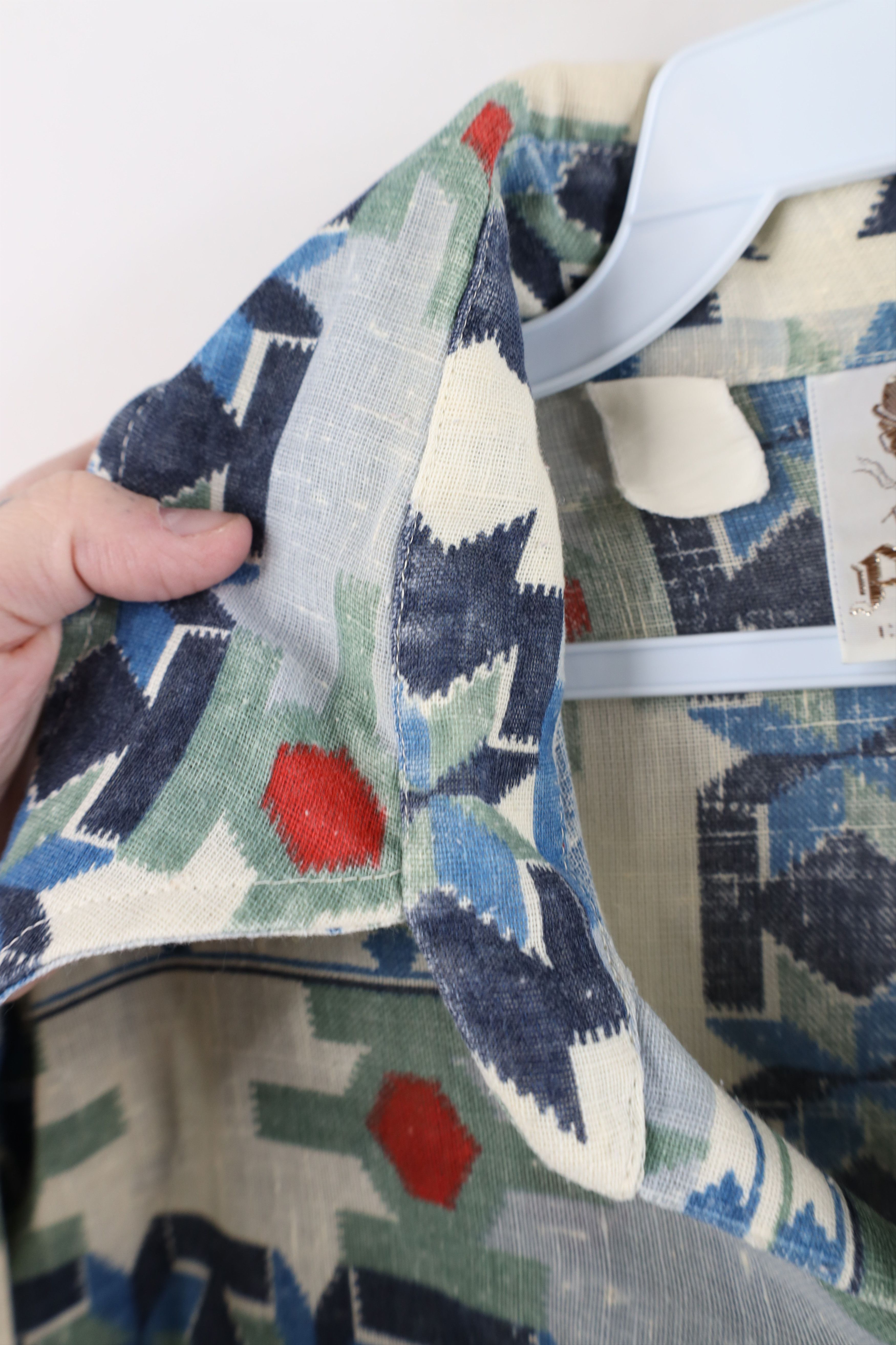 Vintage Vintage 70s Streetwear Southwestern Fiesta Button Shirt USA Size US L / EU 52-54 / 3 - 9 Thumbnail