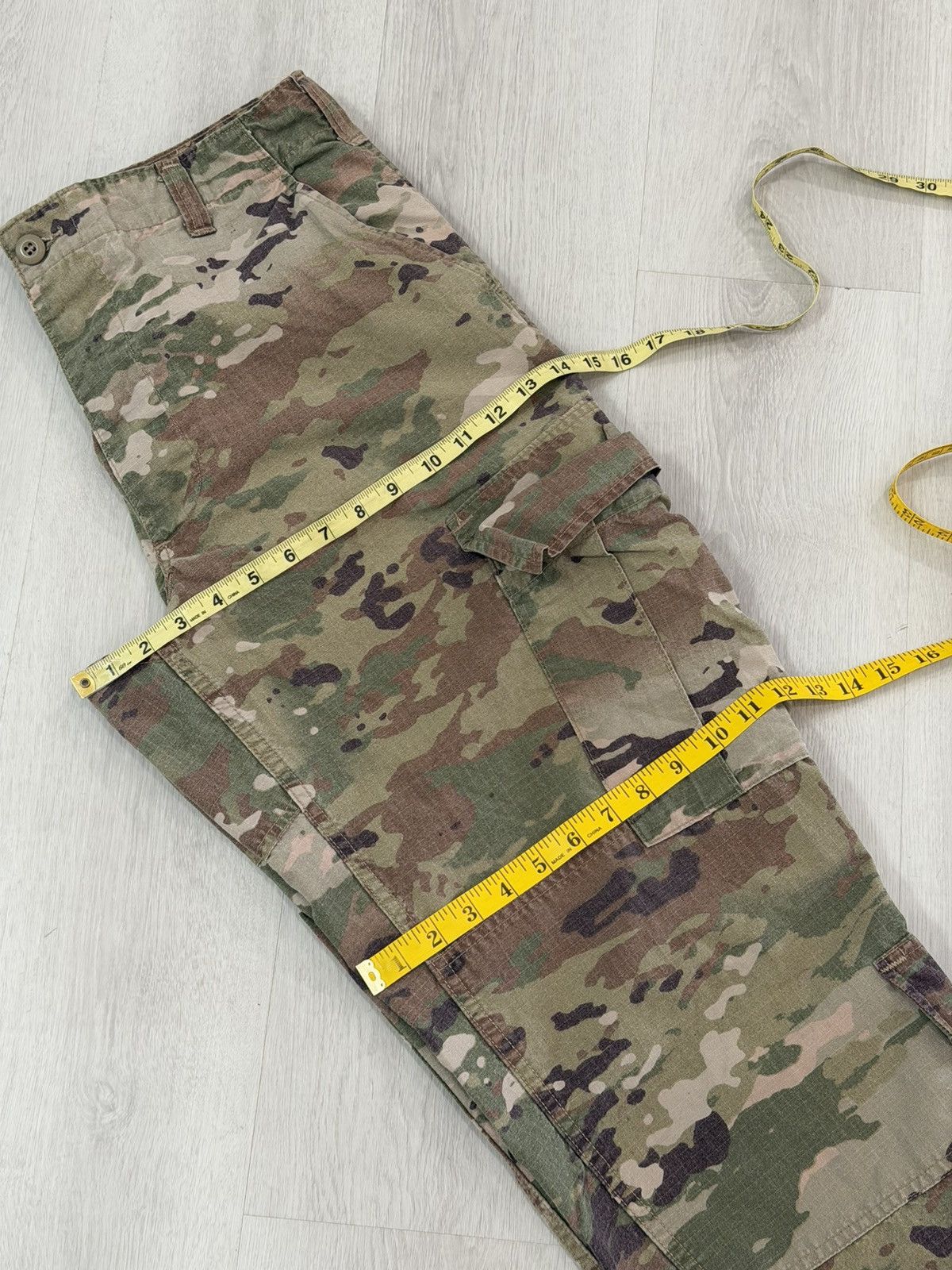 Vintage Insect Shield US Army Combat Pants Medium-Short Camo Utility Size US 34 / EU 50 - 7 Thumbnail