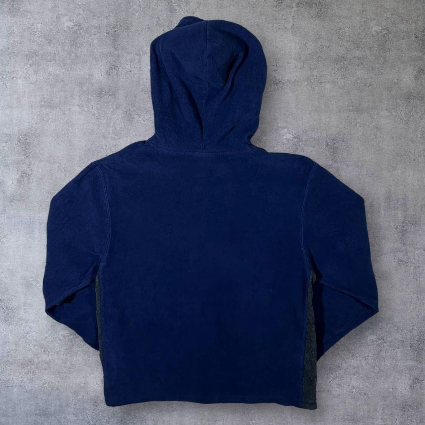Reebok Reebok Navy Blue Mini Logo Fleece Zip Hoodie Women's UK14 Size XL / US 12-14 / IT 48-50 - 2 Thumbnail