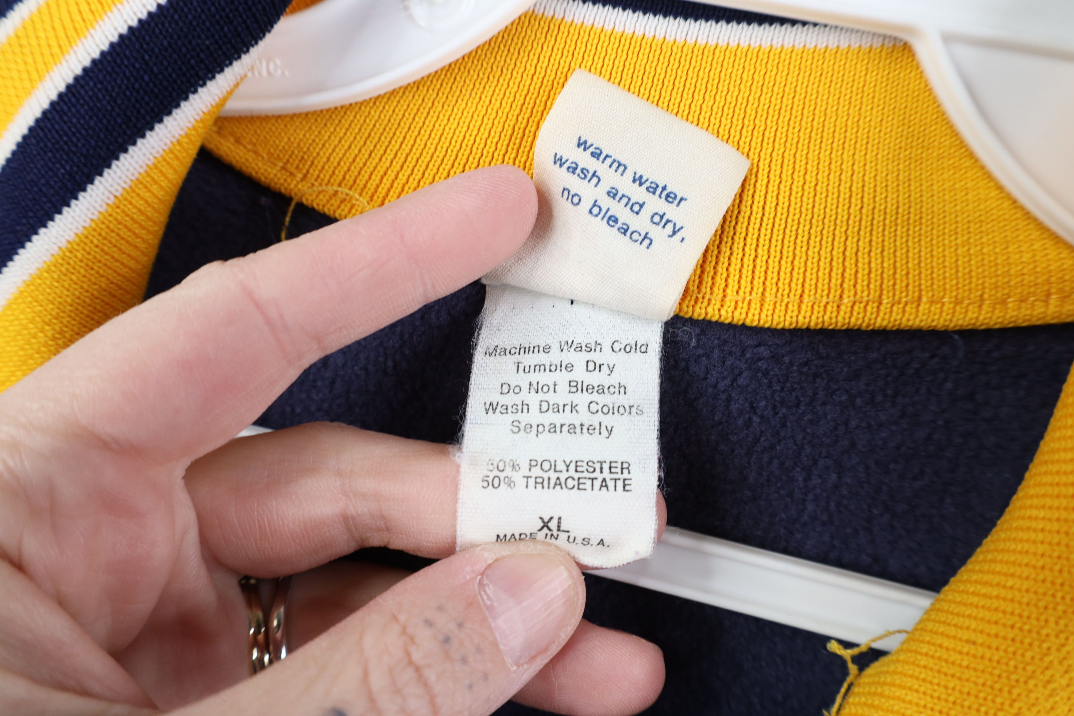 Vintage Vintage 70s Cliff Keen University of Michigan Jacket Size US XL / EU 56 / 4 - 9 Thumbnail