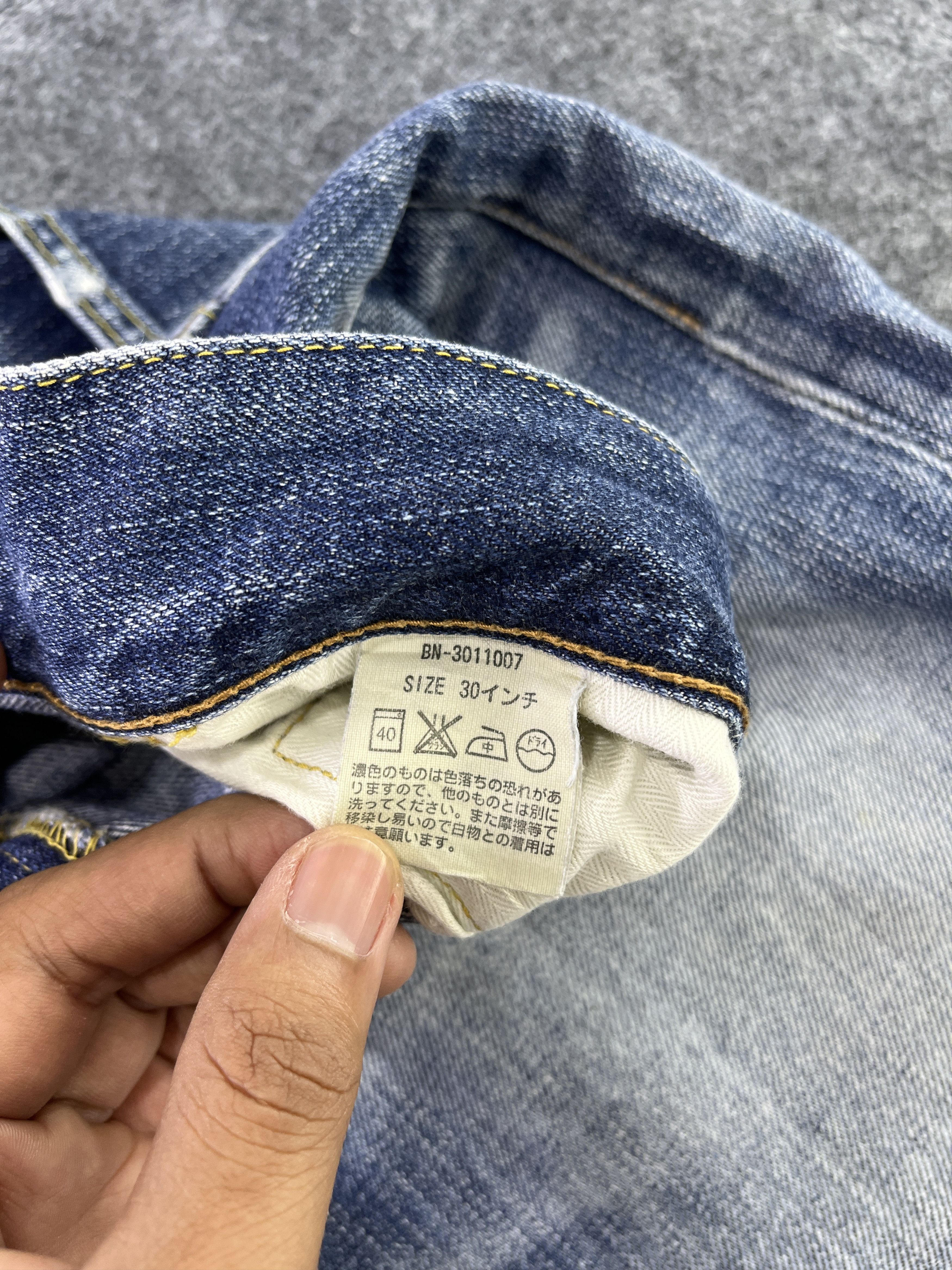 Vintage Vintage Back Number Jeans Distressed Denim - J936 Size US 32 / EU 48 - 5 Thumbnail