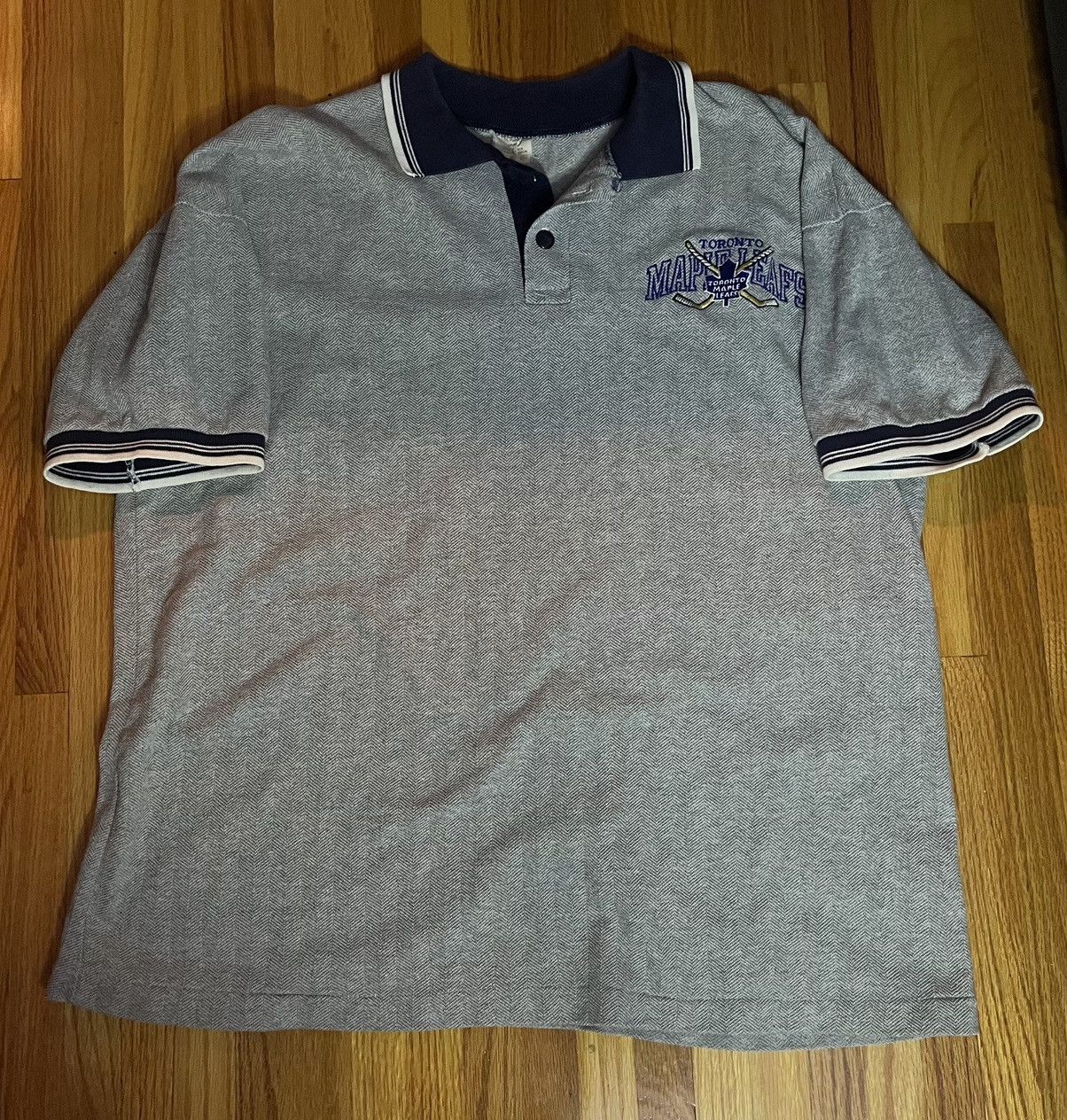 NHL Vintage Toronto Maple Leafs Polo Size US XL / EU 56 / 4 - 1 Thumbnail