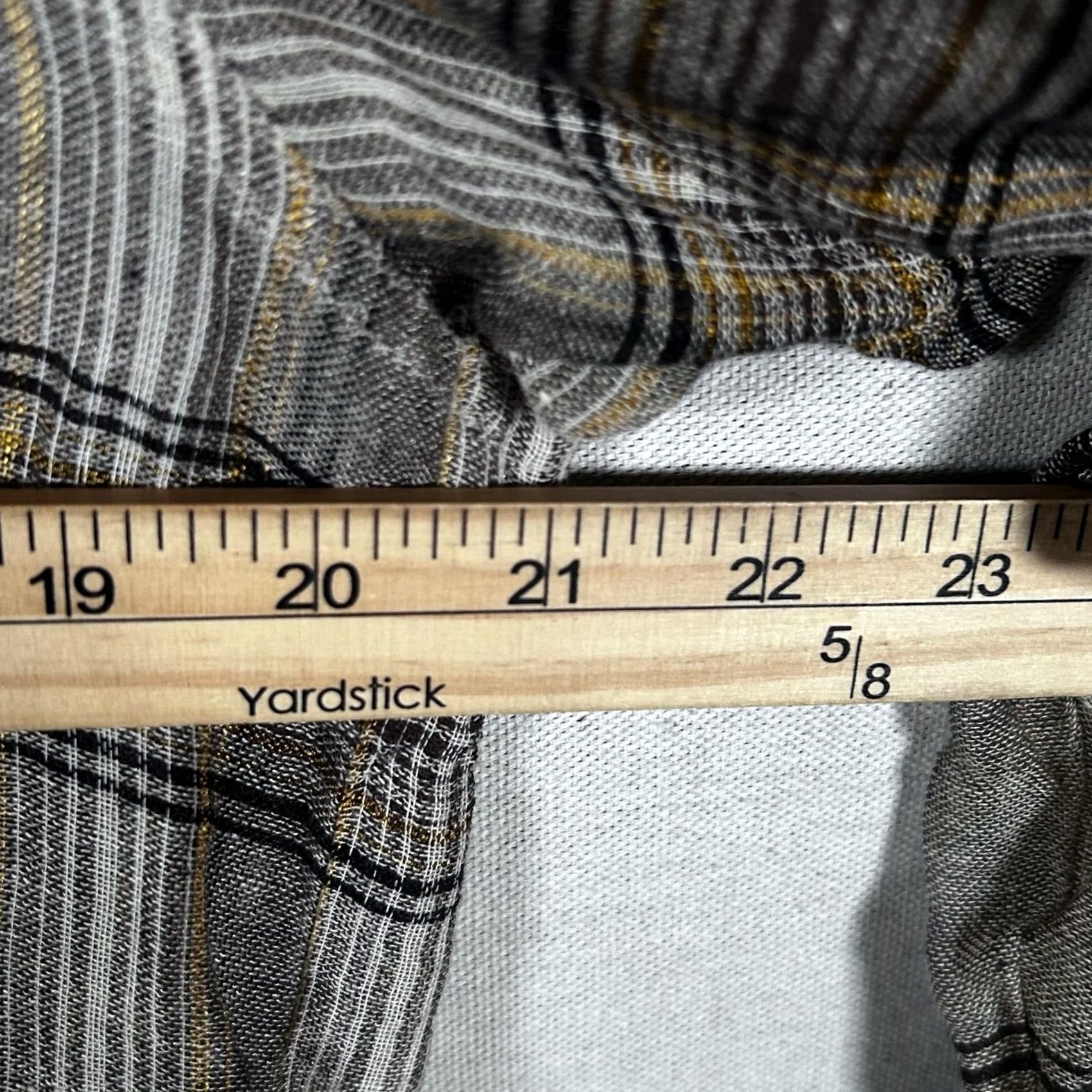 Vintage VINTAGE Florence Korn pour ECRU Paris Shirt Plaid Linen Blend Button Up Brown 38 M Women Falls Spring Summer Mens Womens Size M / US 6-8 / IT 42-44 - 6 Thumbnail