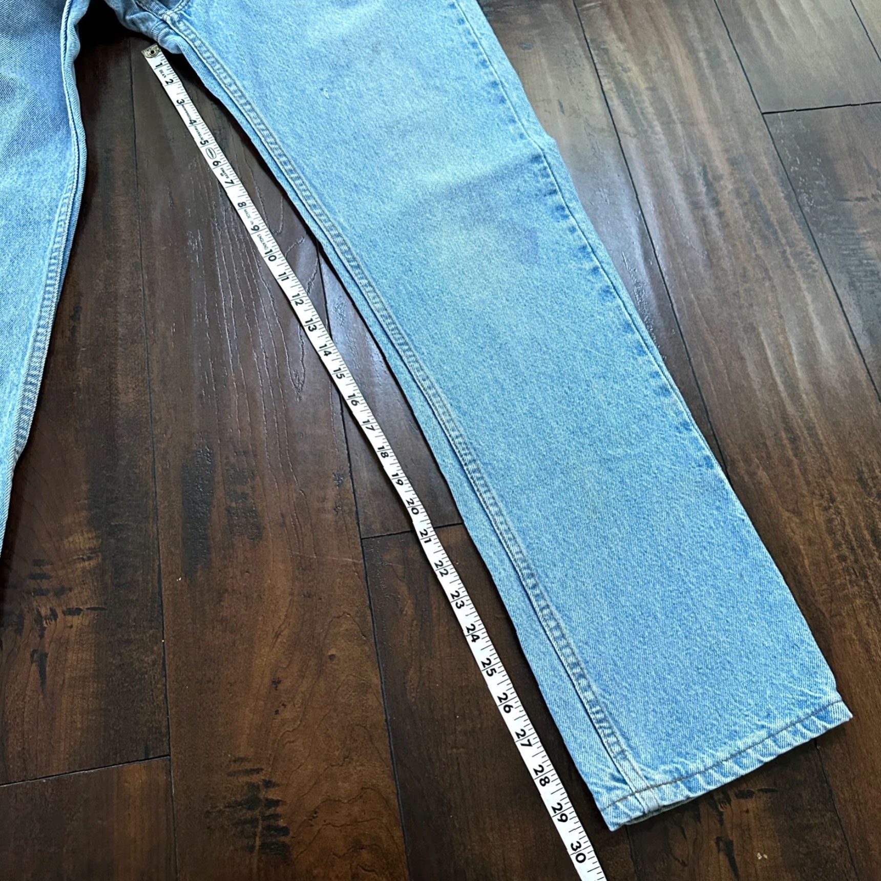Levi's VINTAGE Levi's 505 Jeans Jeans Men 34x32 Blue 80s 90s USA Orange Tab Straight Denim USA Men Size US 34 / EU 50 - 4 Thumbnail