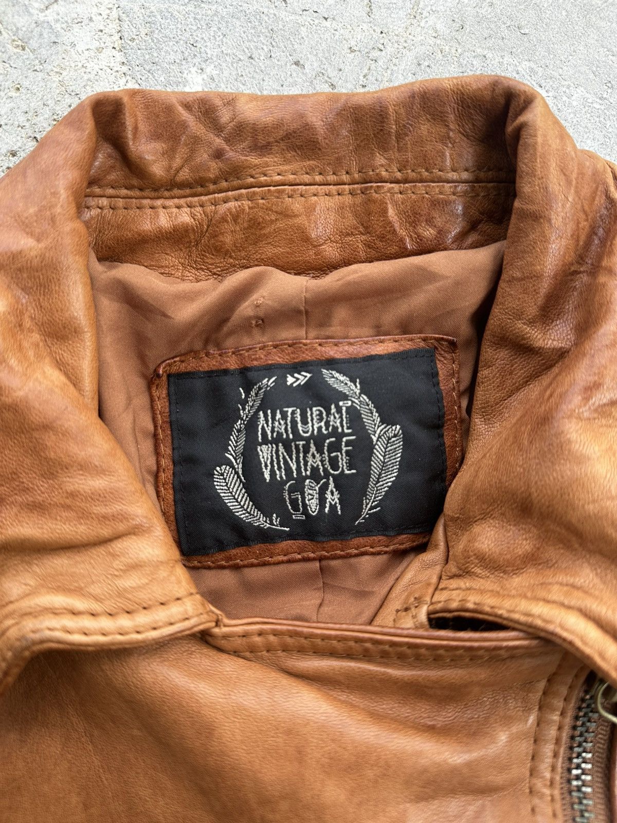 GOA GOA Biker Leather Jacket Size US S / EU 44-46 / 1 - 7 Thumbnail