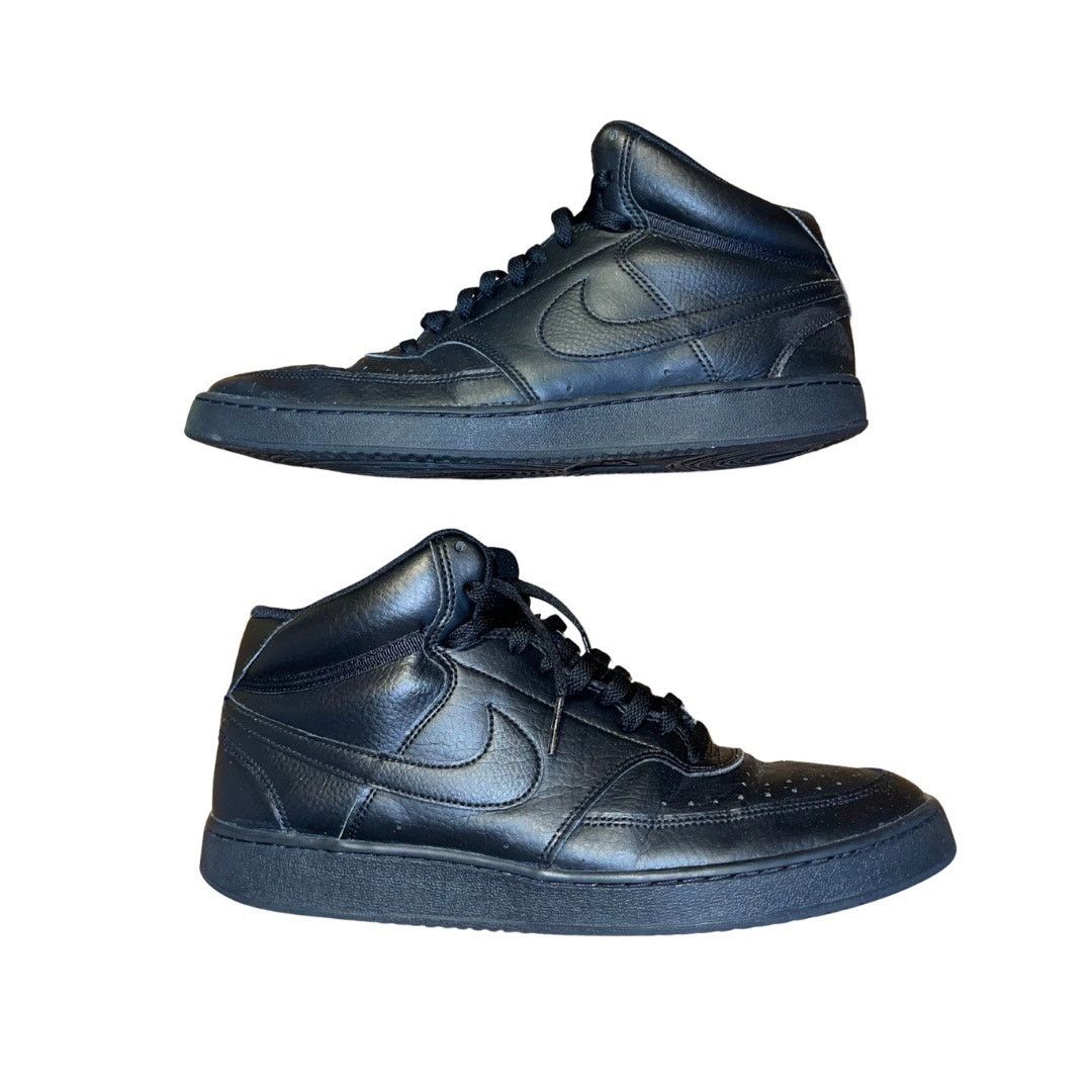 Nike Nike Court Vision Mid Sneakers Tripple Black 10.5 Athletic Size US 9.5 / EU 42-43 - 1 Thumbnail