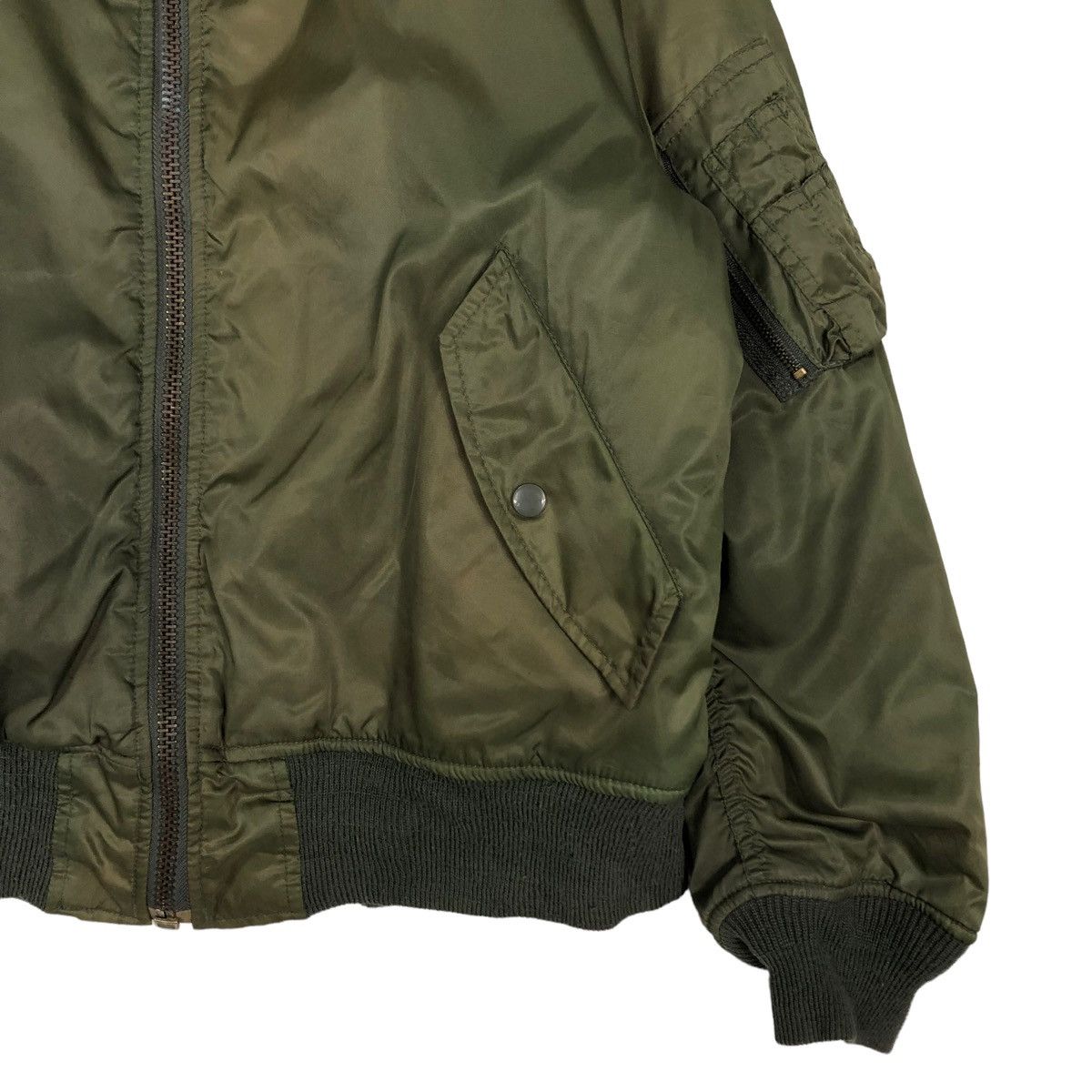Japanese Brand 🔥RIOT RIOT VINTAGE BOMBER JACKET MA-1 REVERSIBLE MILITARY Size US M / EU 48-50 / 2 - 5 Thumbnail