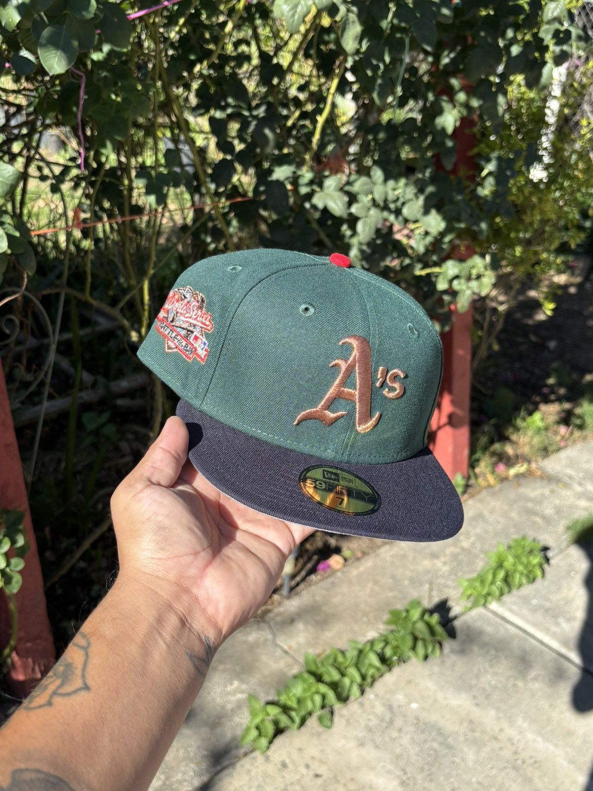 New Era Oakland Athletics sz 7 Size ONE SIZE - 3 Thumbnail