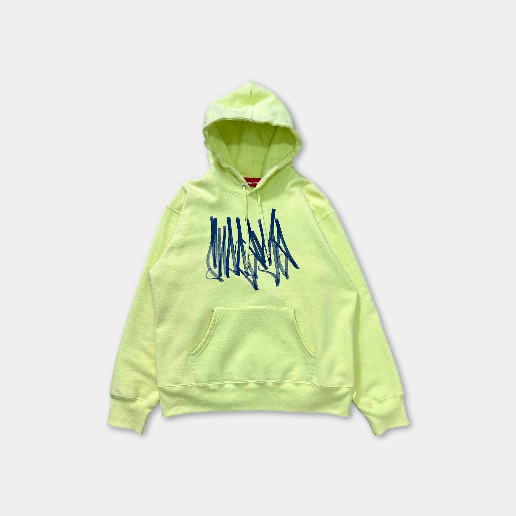 Supreme Supreme SS19 Lime Tag Logo Hoodie Size US S / EU 44-46 / 1 - 1 Thumbnail