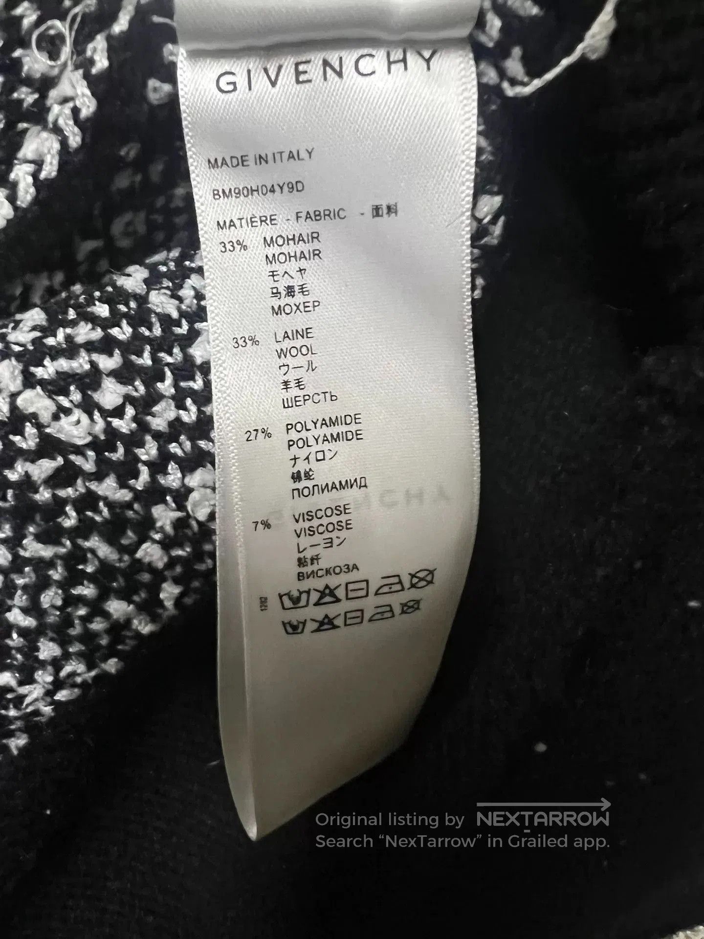 Givenchy Givenchy Men's Thick Wool Skull Sweater. Size US M / EU 48-50 / 2 - 7 Thumbnail