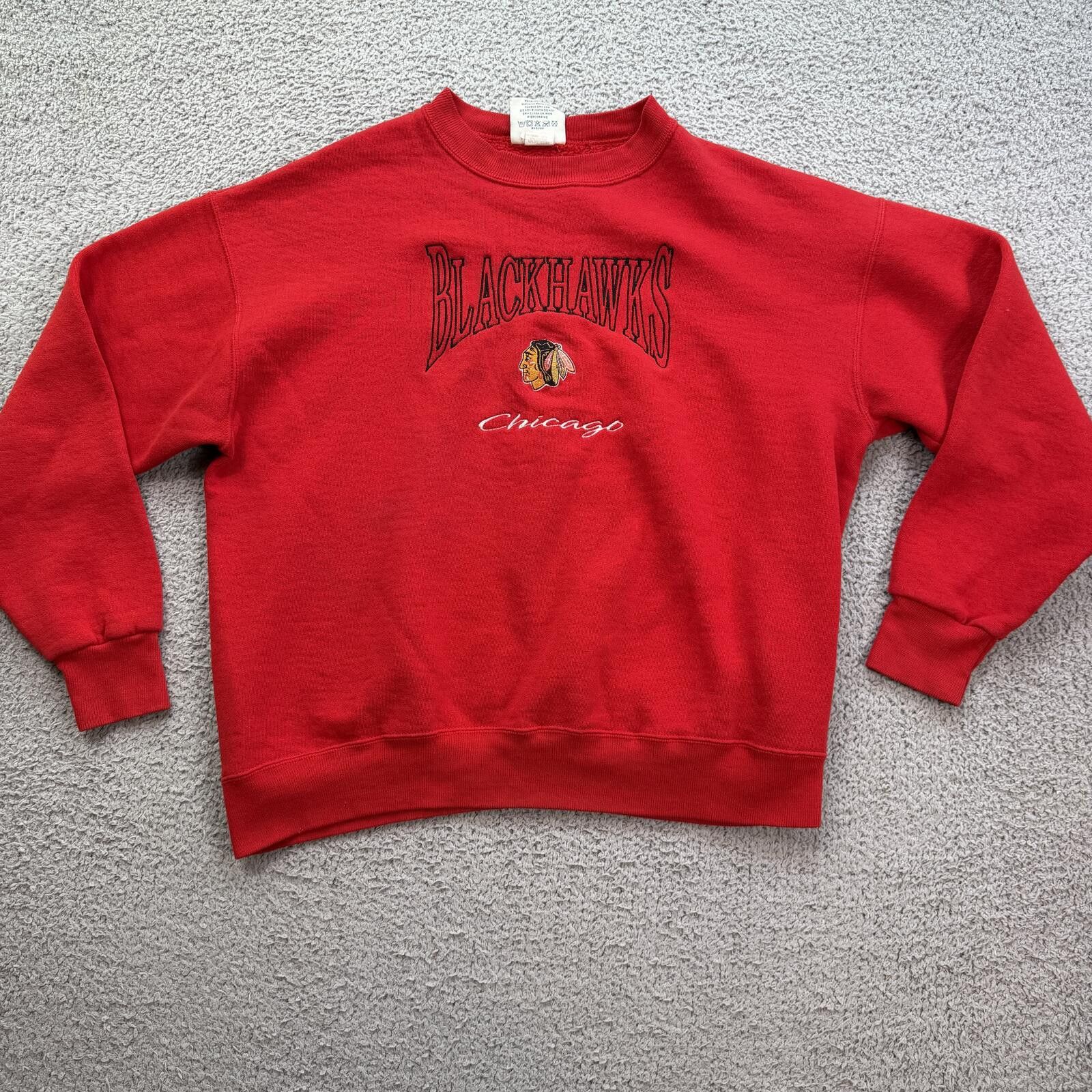 Lee Vintage 90s Chicago Blackhawks Crewneck Sweatshirt Lee Sport Size US L / EU 52-54 / 3 - 1 Thumbnail