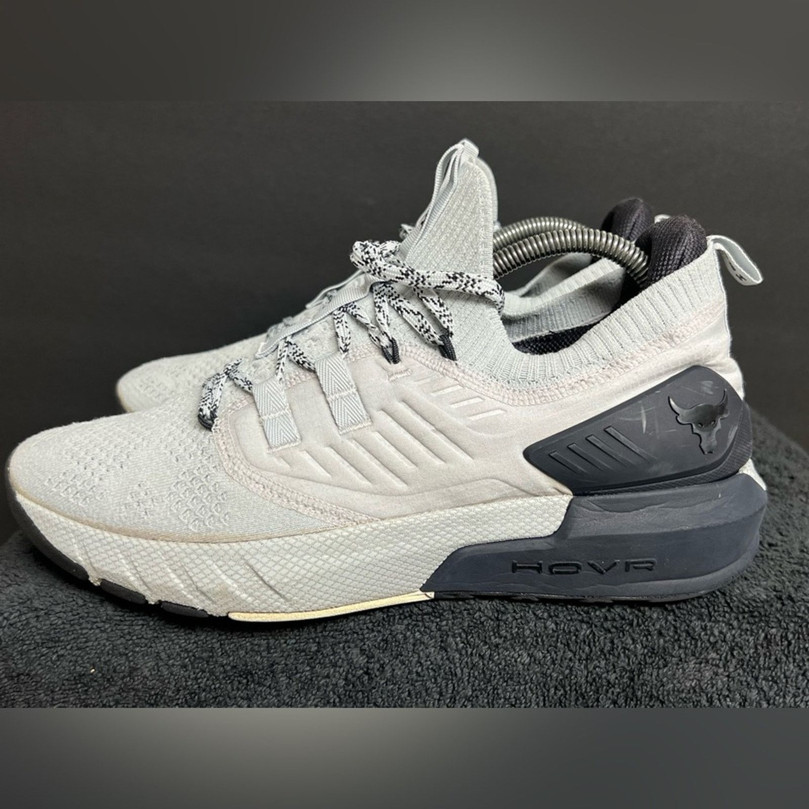 Under Armour Project Rock BSR 5 Shoes Mens Size 9.5 Halo Gray Sneaker NEW Under Armour Project Rock BSR 5 Men main image 2