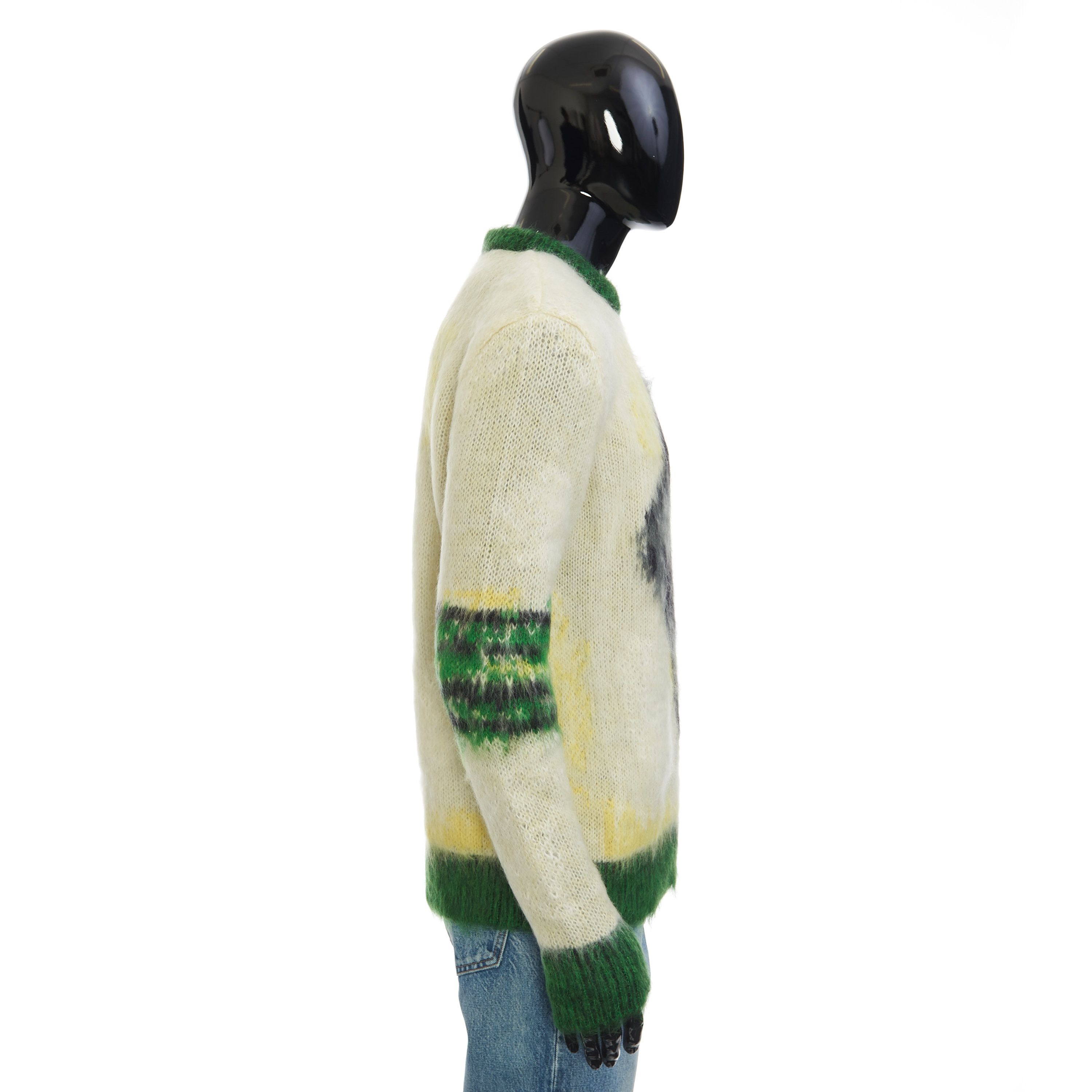 Dior x Peter Doig Sweater In Brushed Technical Mohair & Wool Size US M / EU 48-50 / 2 - 7 Thumbnail