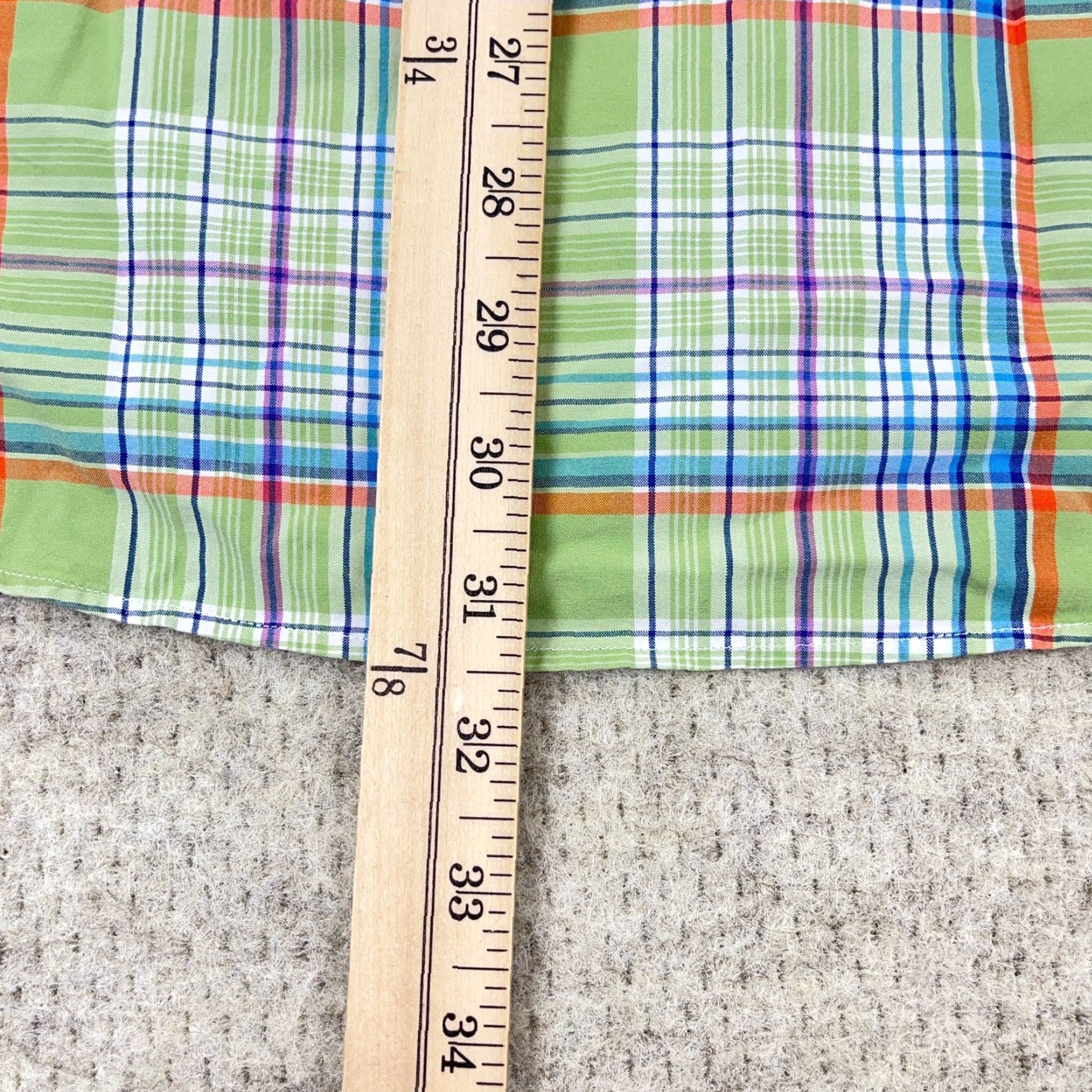 Ralph Lauren Ralph Lauren Button-Up Shirt Men Large Green Blue Plaid Classic Fit Casual Size US L / EU 52-54 / 3 - 7 Thumbnail