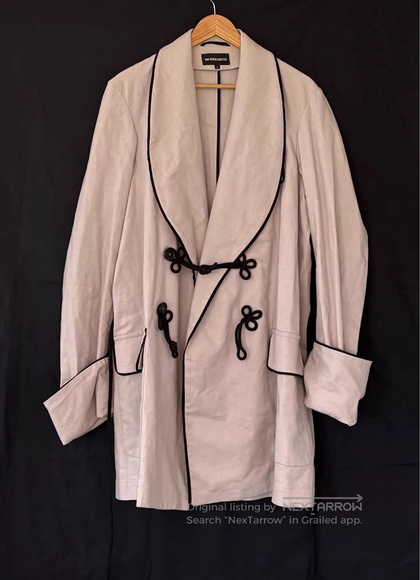 Ann Demeulemeester Multi Color Structured Long Jacket. Size US S / EU 44-46 / 1 - 2 Thumbnail