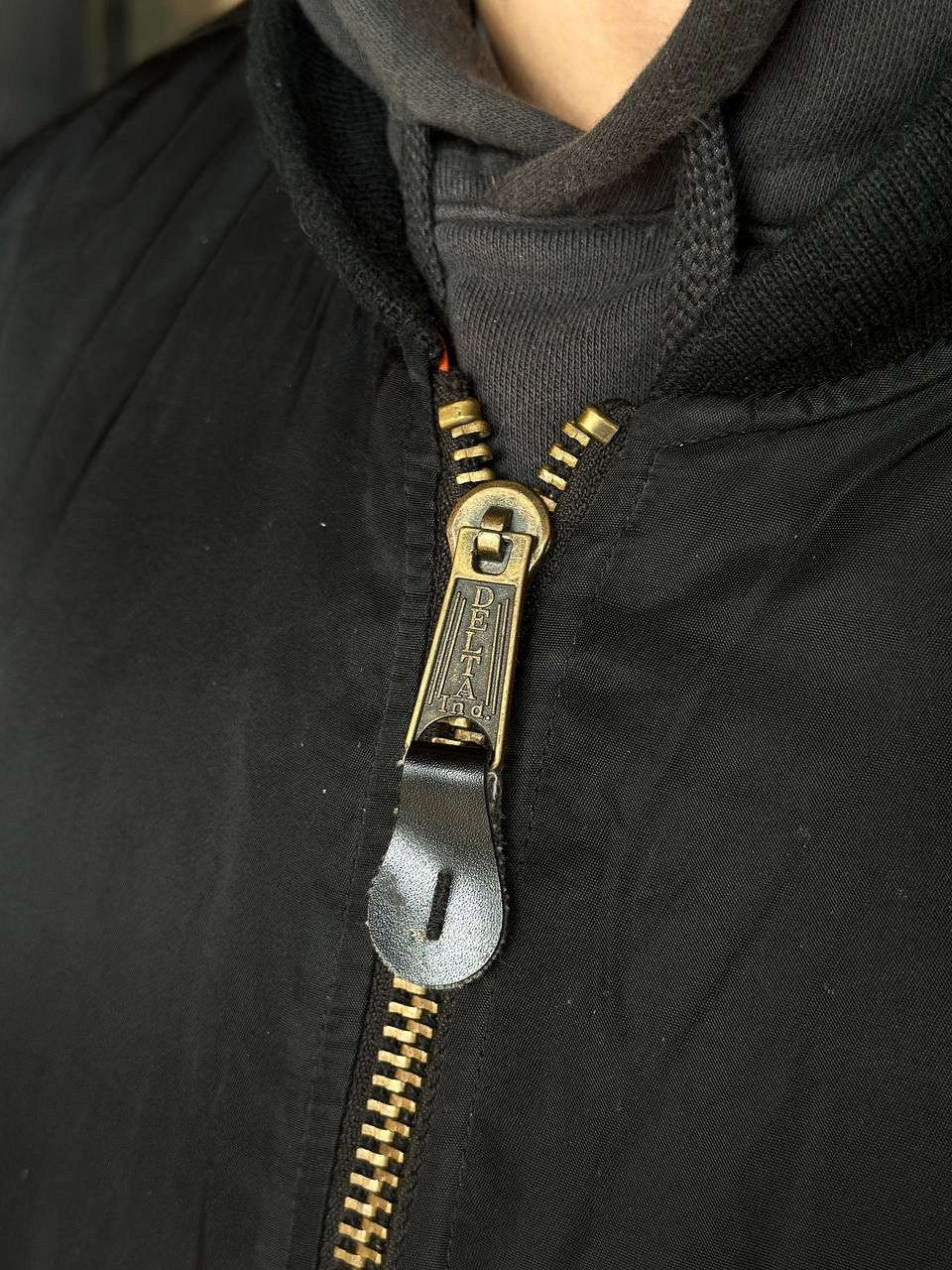 Vintage VTG Flyers Intermediate MA-1 Bomber Jacket Men XLarge Black Size US XL / EU 56 / 4 - 3 Thumbnail