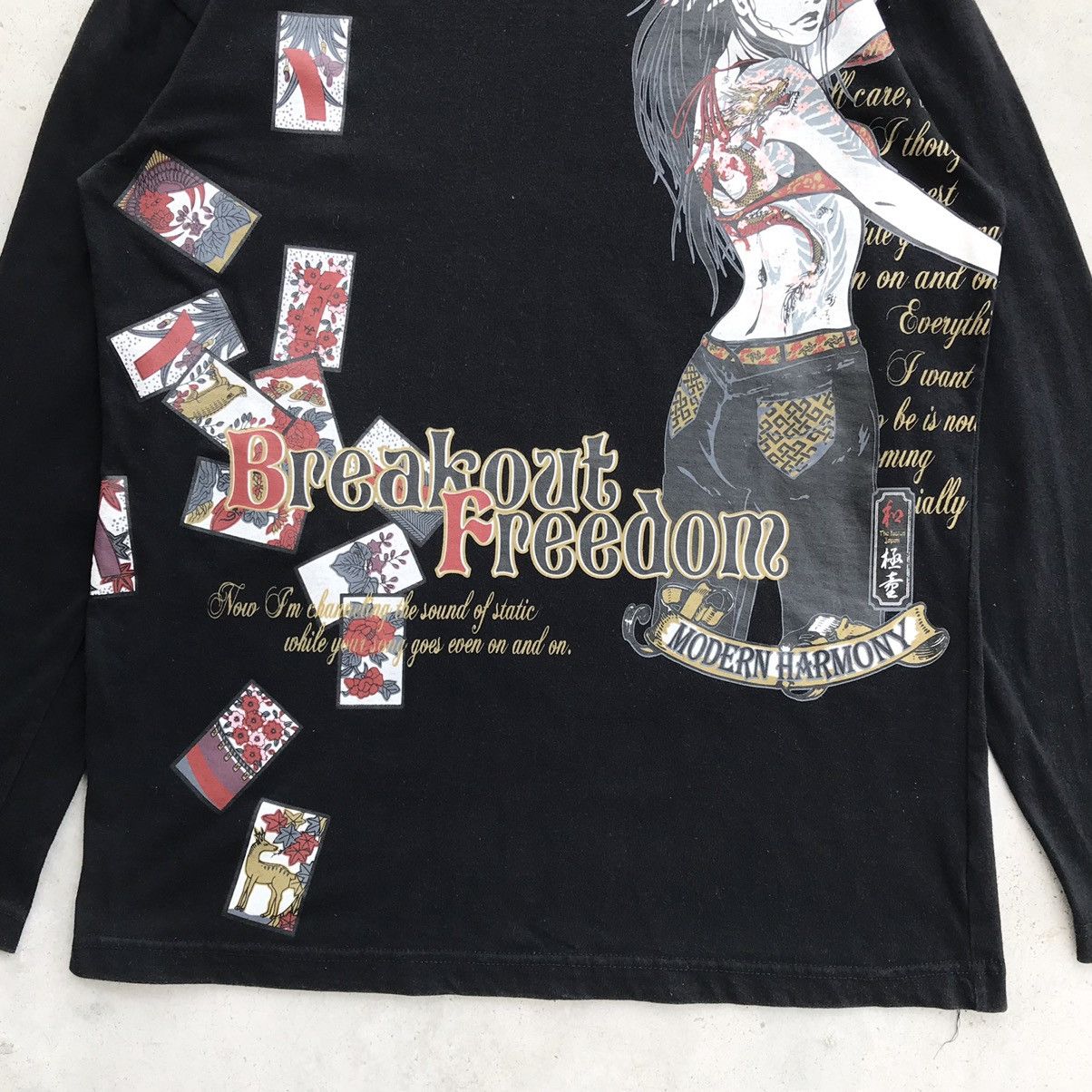 Karakuri Tamashii 2000's Karakuri Tamashii “ Yakuza “ Inspired L/S T-Shirt Size US M / EU 48-50 / 2 - 7 Thumbnail