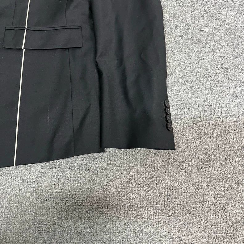 Dior Dior Black Striped Wool Blazer-2507 Size US M / EU 48-50 / 2 - 4 Thumbnail