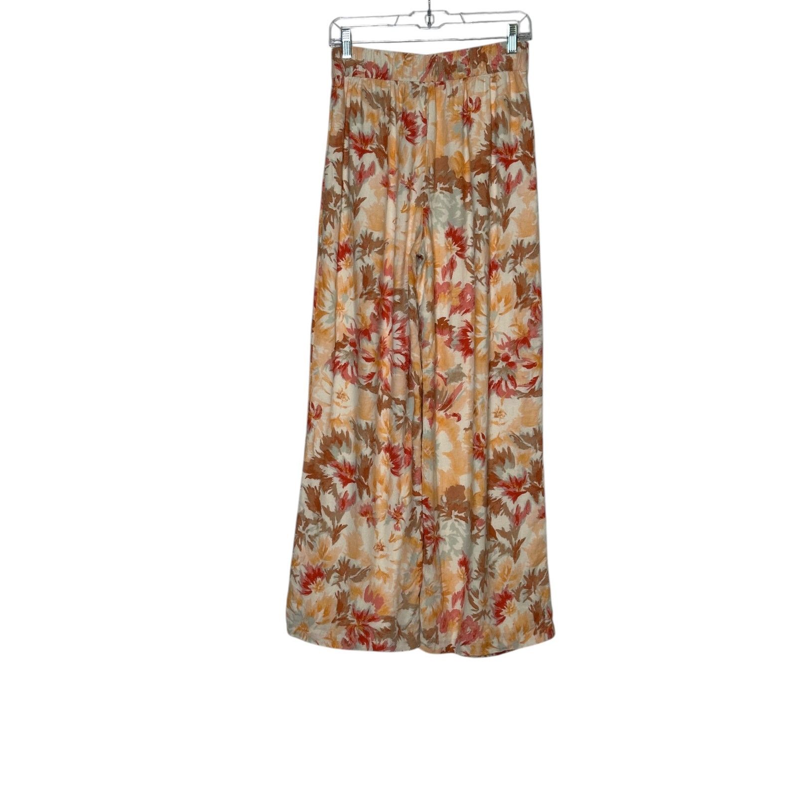Abercrombie & Fitch Abercrombie & Fitch yellow red floral pleated pants size S Size 30" / US 8 / IT 44 - 8 Thumbnail