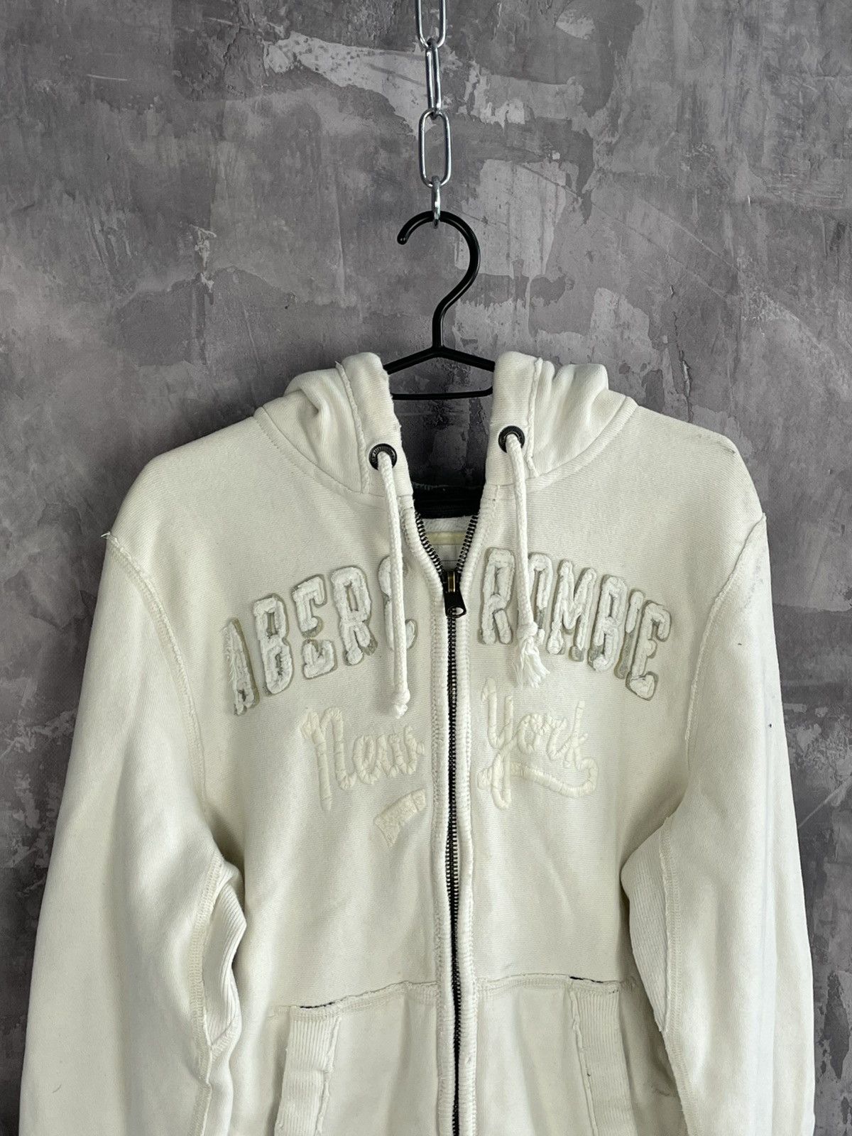 Abercrombie & Fitch Abercrombie Zip Up Hoodie LGB Style Size M / US 6-8 / IT 42-44 - 7 Thumbnail