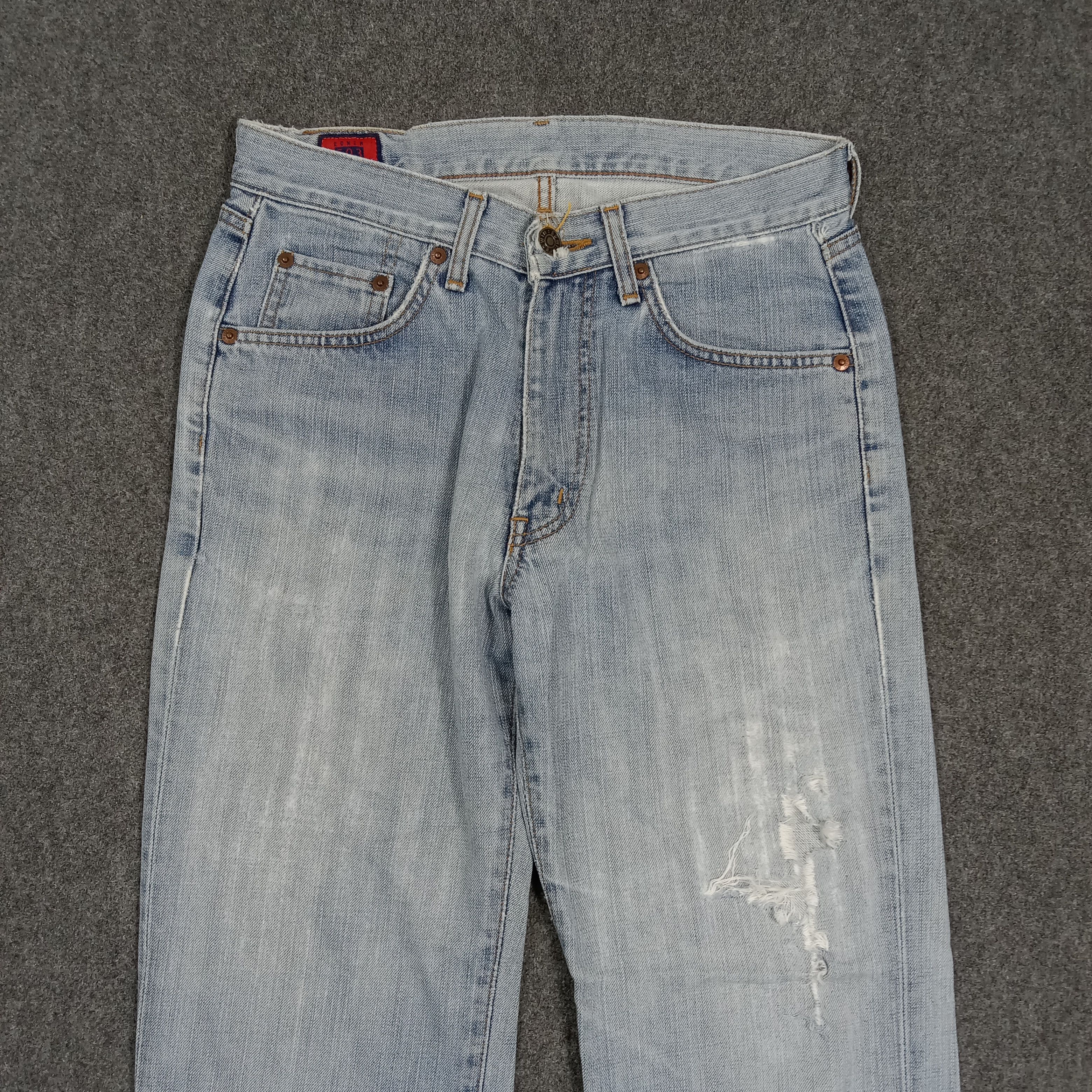 Edwin Edwin 503 Distressed Style Denim C272N24 Size US 29 - 2 Thumbnail