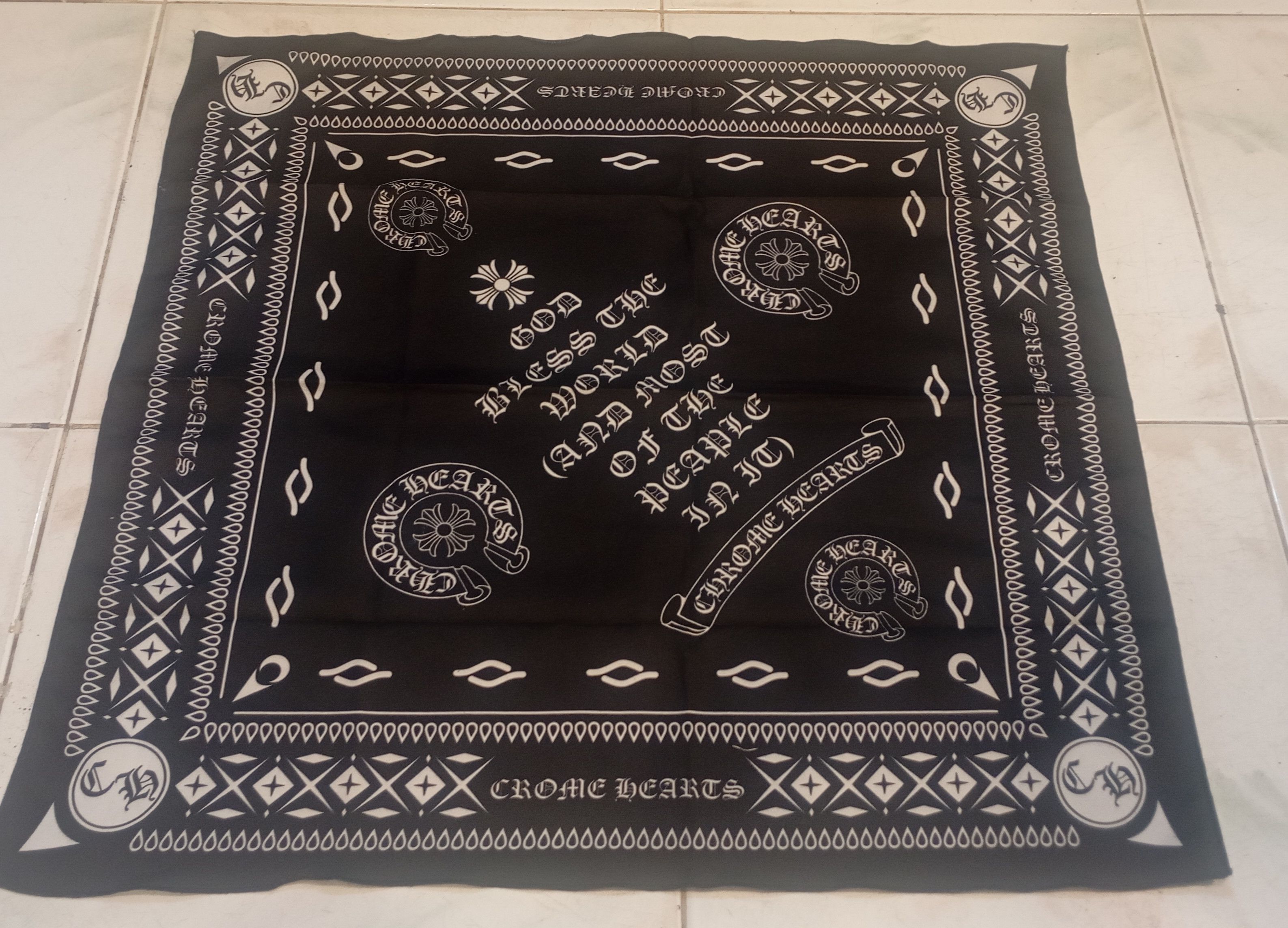 Other Skate Streetwear kaws Bandana stussy Chrome Handkerchief Size ONE SIZE - 1 Thumbnail