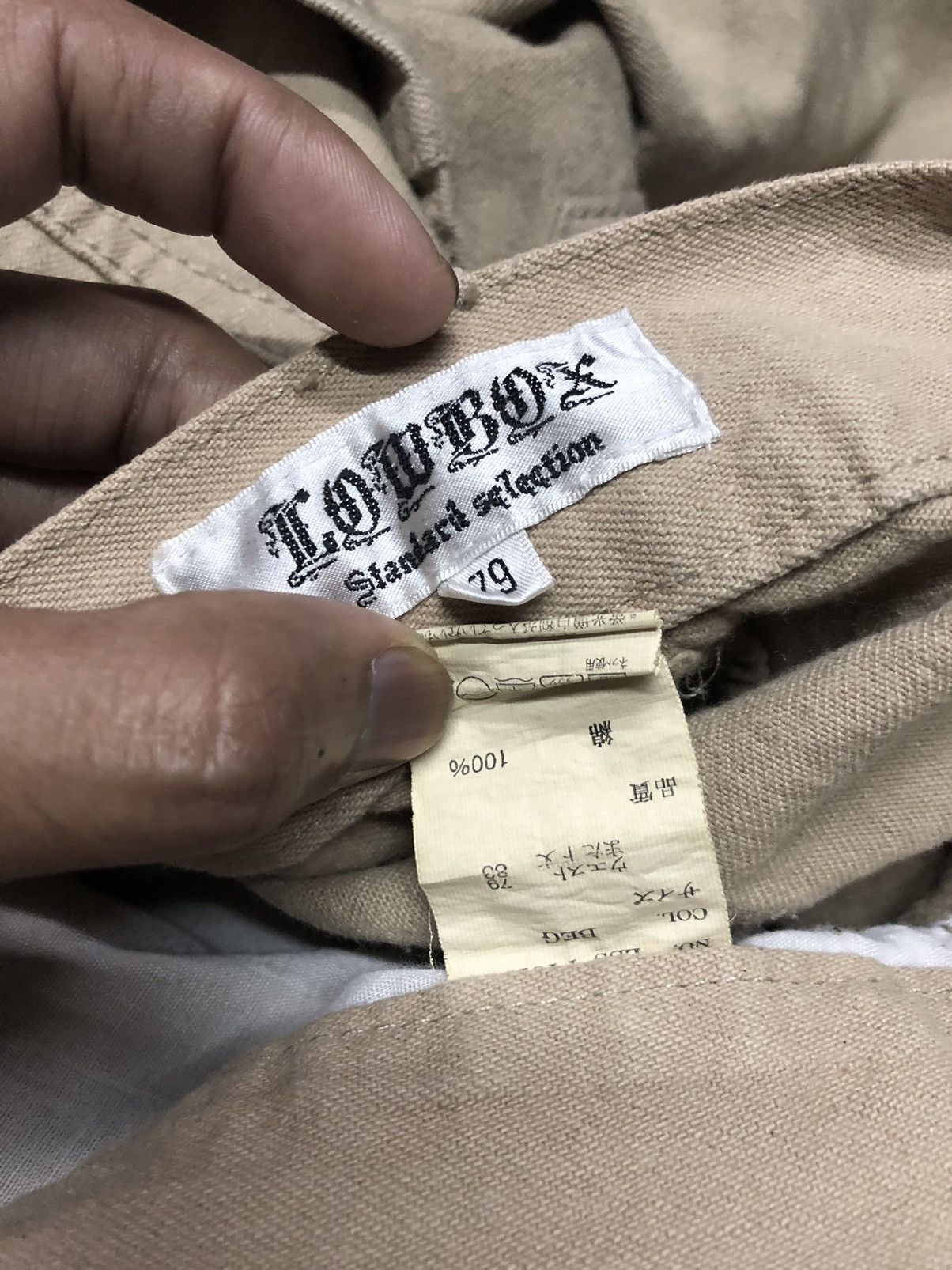 Japanese Brand RECONSTRUCTED LOWBOX DENIM Size US 29 - 3 Thumbnail
