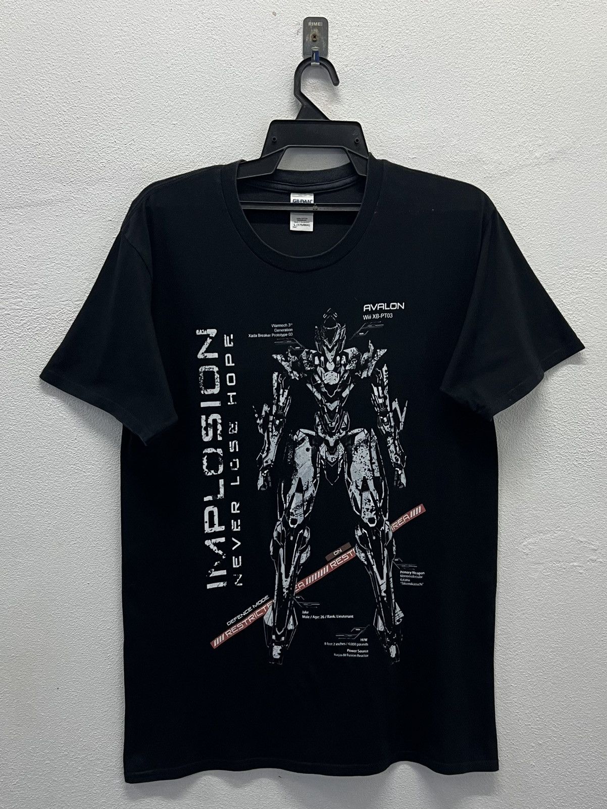 Anime × Gildan × Vintage VINTAGE GILDAN IMPLOSION NEVER LOSE HOPE SHIRT Size US L / EU 52-54 / 3 - 1 Thumbnail