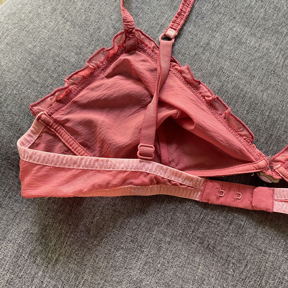 Miu Miu MIU MIU Red Satin Bra Size ONE SIZE - 8 Thumbnail