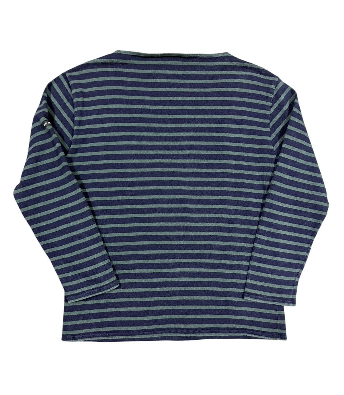 Saint James Vtg🔥Saint James Boat neck Heavy Cotton L/s Striped Tee Size US M / EU 48-50 / 2 - 2 Thumbnail