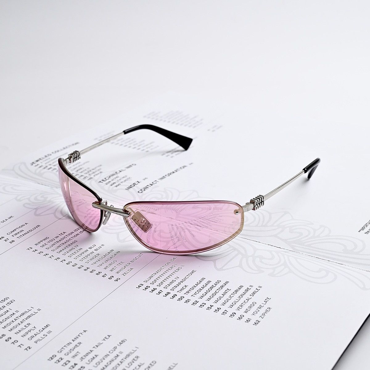 Miu Miu MIU MIU 0MU A50S SUNGLASSES Size ONE SIZE - 1 Thumbnail