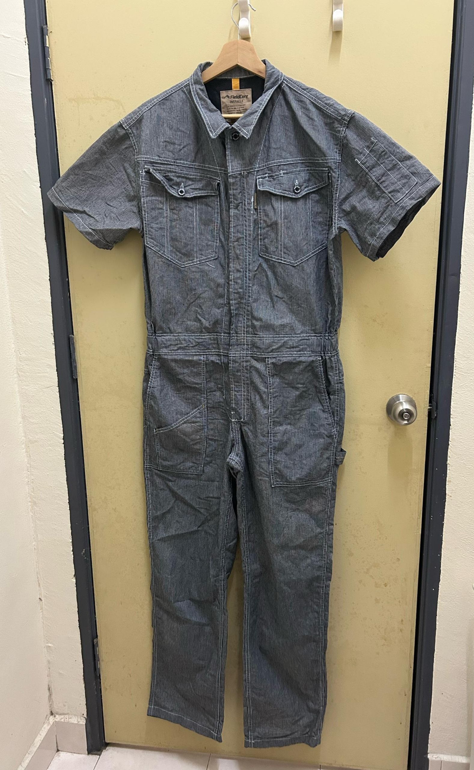 Vintage 💥Rare💥 Vintage Coverall Fieldcore Hickory Stripe Size US M / EU 48-50 / 2 - 1 Thumbnail
