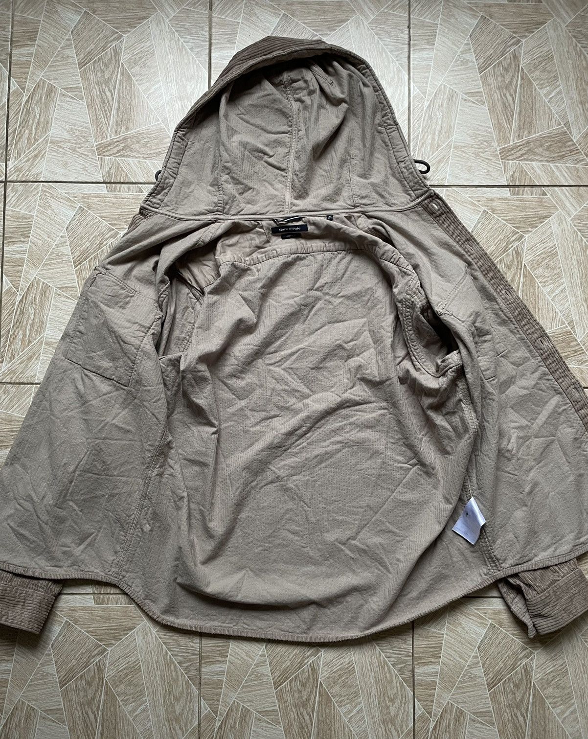 Marc O'Polo × Velvet Vintage Marc O Polo Velvet Hooded Overshirt Jacket XL Brown Size US XL / EU 56 / 4 - 11 Thumbnail