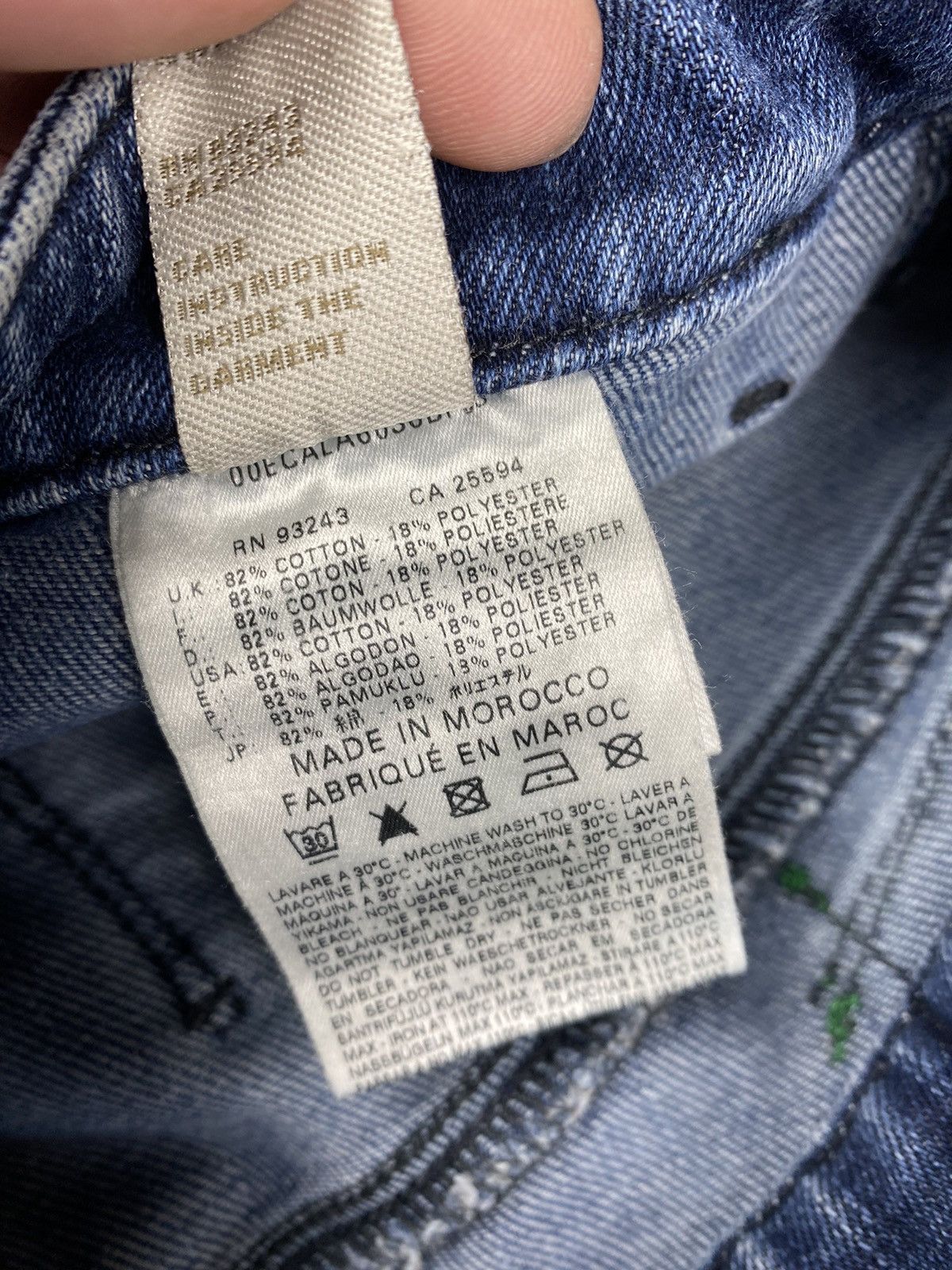 Diesel × Vintage Vintage Y2K Diesel Denim Jeans Size W29 Size 29" - 15 Thumbnail