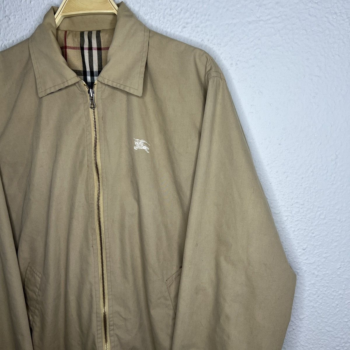 Burberry London Nova Check Jacket Reversible Beige