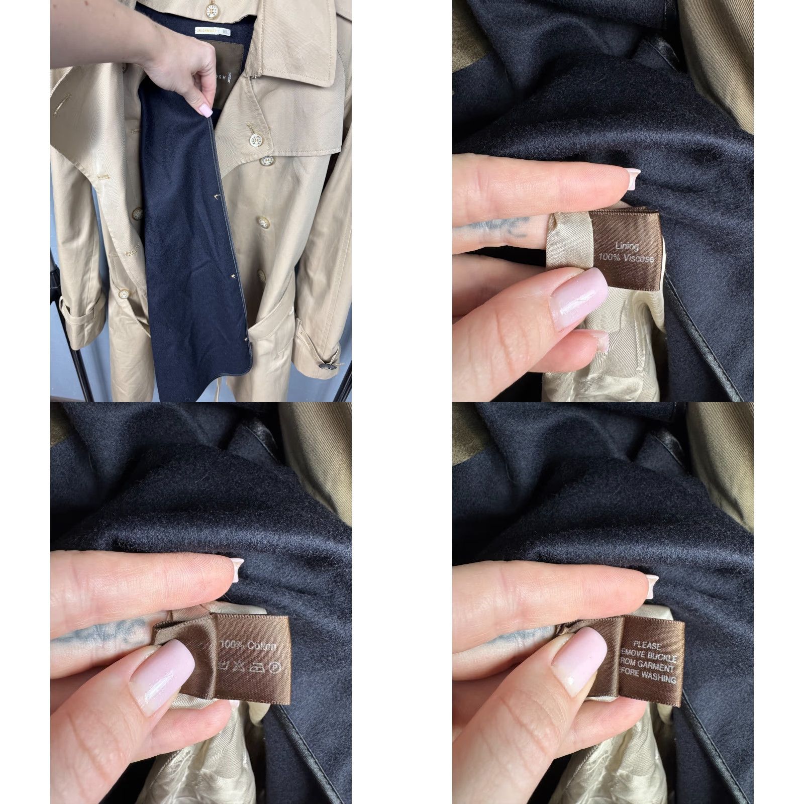 Mackintosh Mackintosh Trench Coat Jacket Womens with removable lining S Beige Popular UK Brand 90s Event style: Trench Coat Womens Medium? Size S / US 4 / IT 40 - 8 Thumbnail