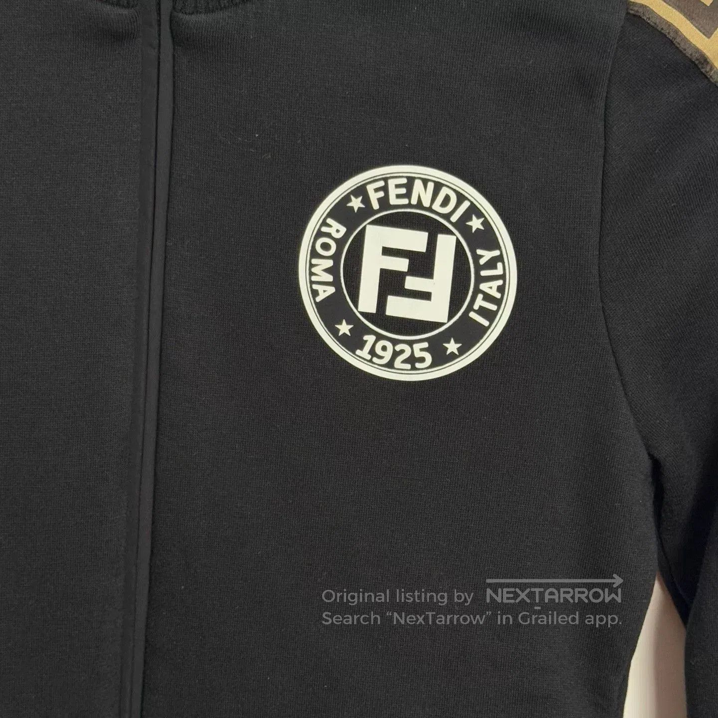 Fendi Fendi Black Double F Logo Zip Jacket. Size US S / EU 44-46 / 1 - 5 Thumbnail