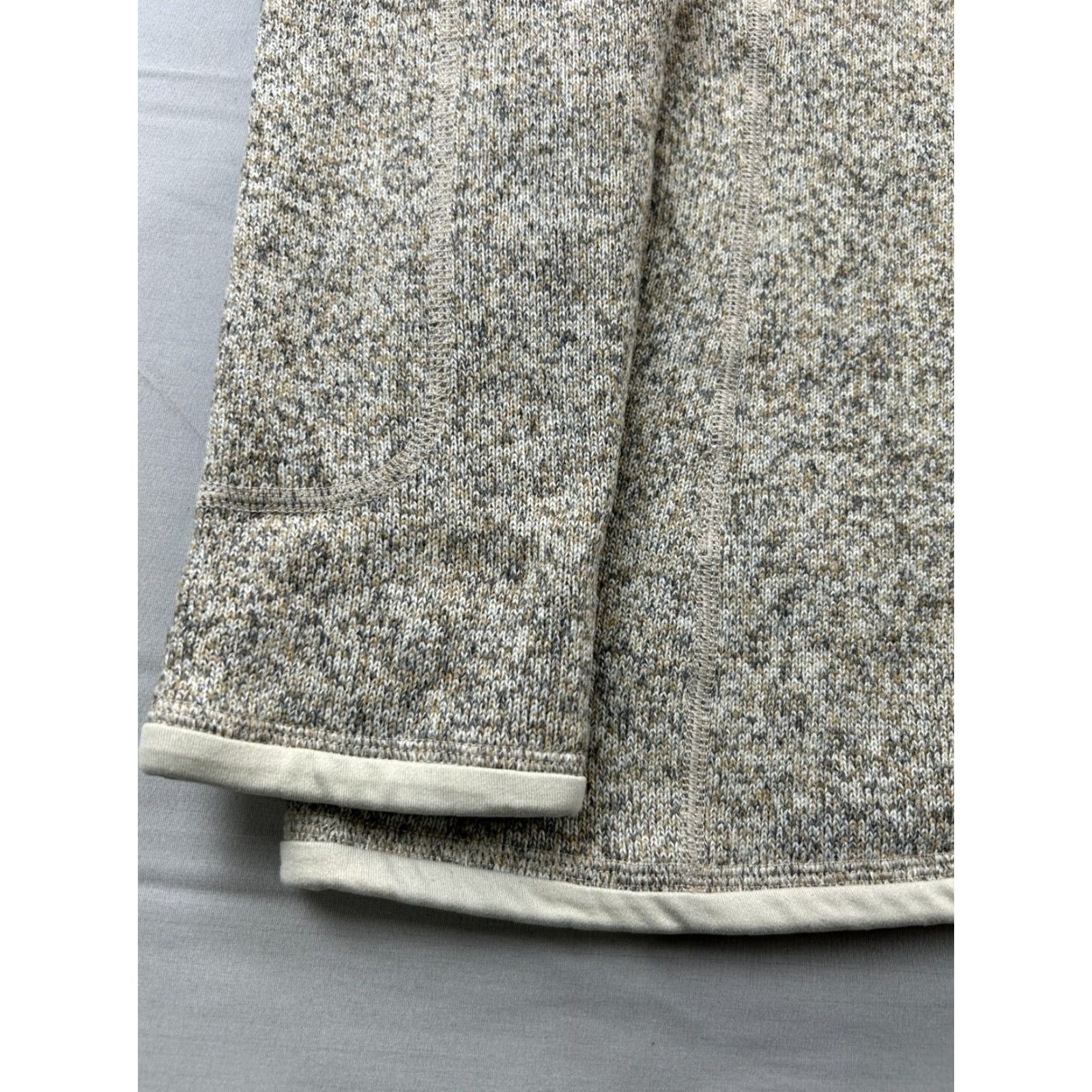Patagonia Patagonia Sweater Medium Women's Beige Gray Heathered Quarter Zip Fleece Pullover Mock Neck Regular Jacket undefined Size M / US 6-8 / IT 42-44 - 6 Thumbnail