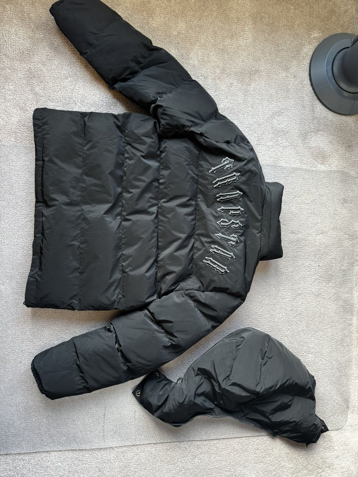 Trapstar Irongate Black Puffer Jacket