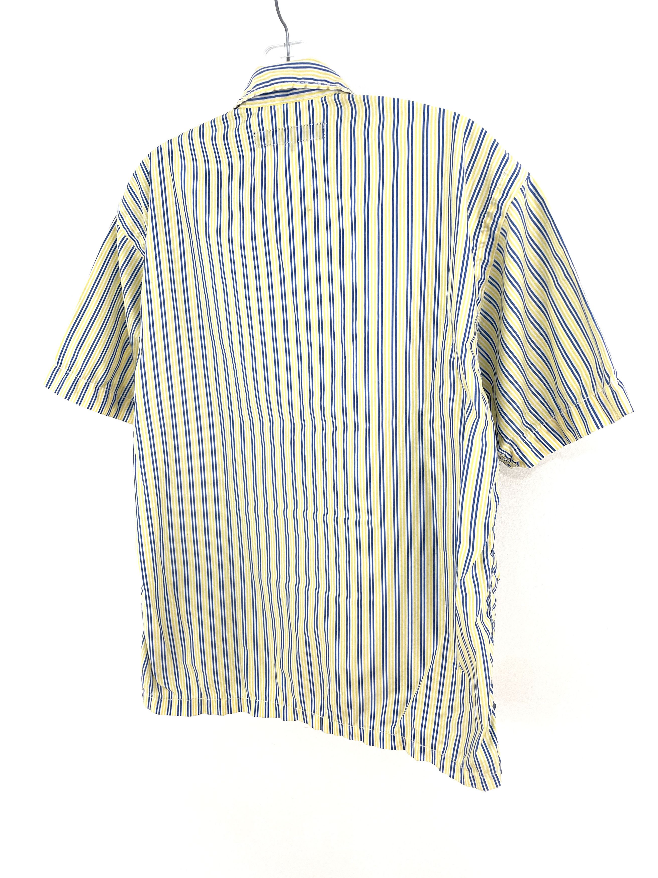 Junya Watanabe 2004 Striped Zip Shirt Size US M / EU 48-50 / 2 - 9 Thumbnail