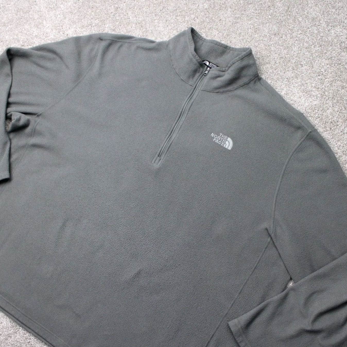 The North Face The North Face Sweatshirt Mens 3XL Gray TKA 100 Glacier 1/4 Zip Long Sleeve Size US XXL / EU 58 / 5 - 2 Thumbnail